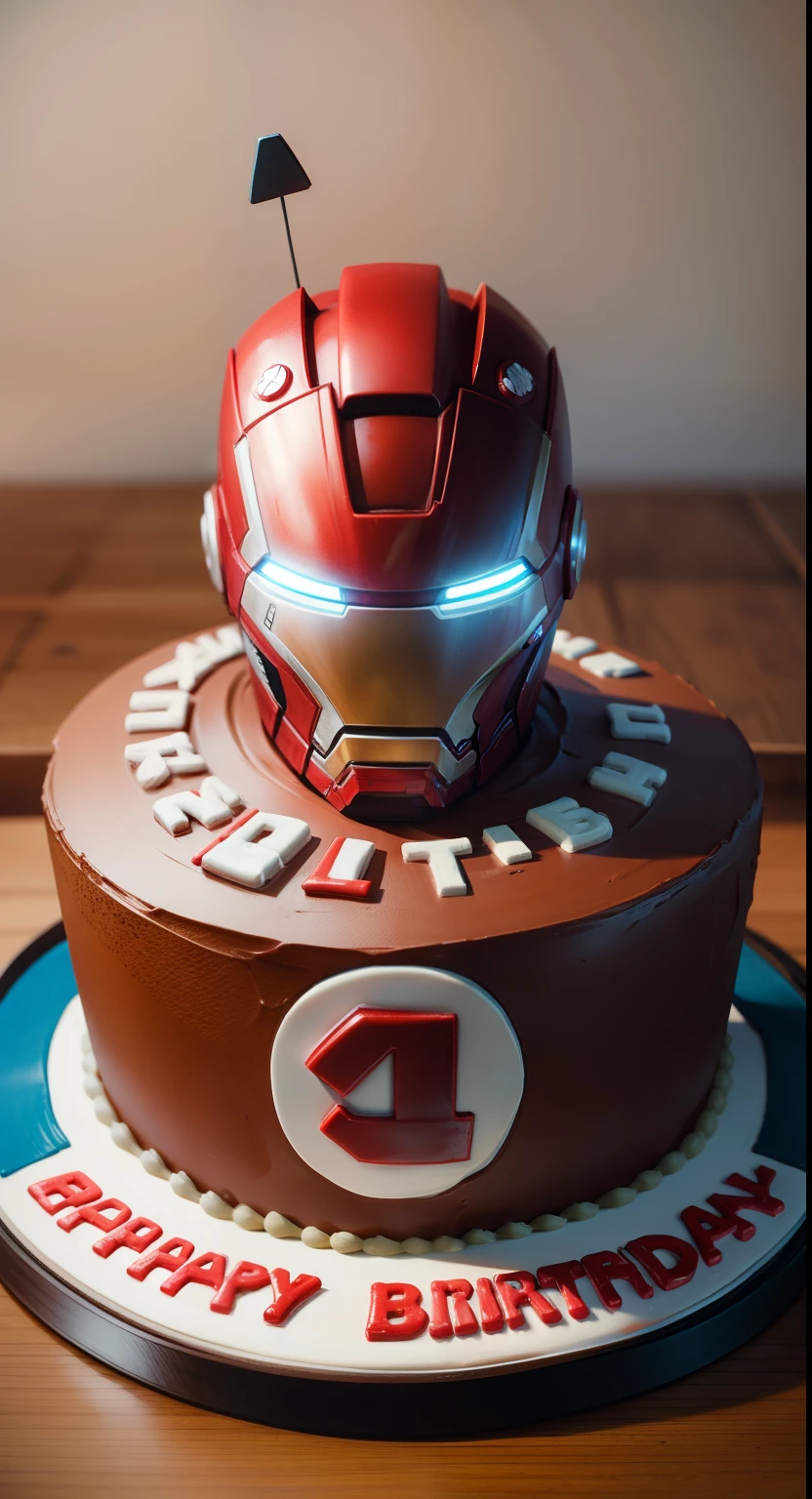 Ironman INTO A BIRTHDAY CAKE