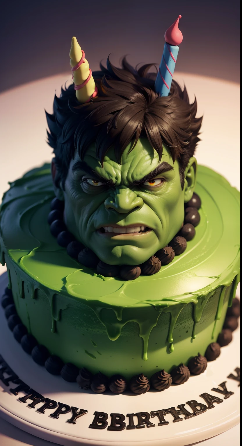 Hulk INTO A BIRTHDAY CAKE