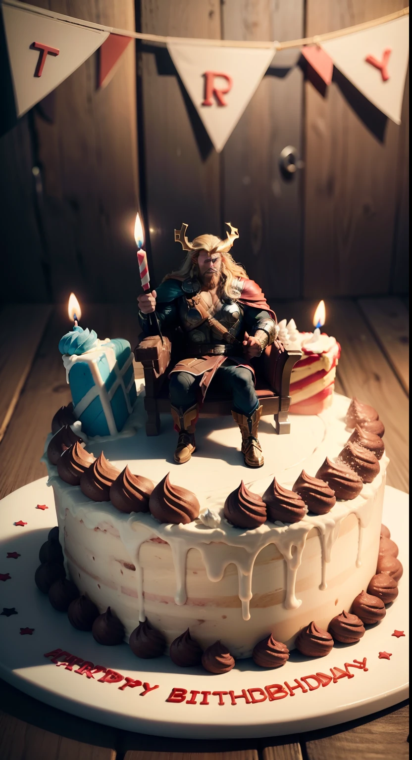 Thor INTO A BIRTHDAY CAKE