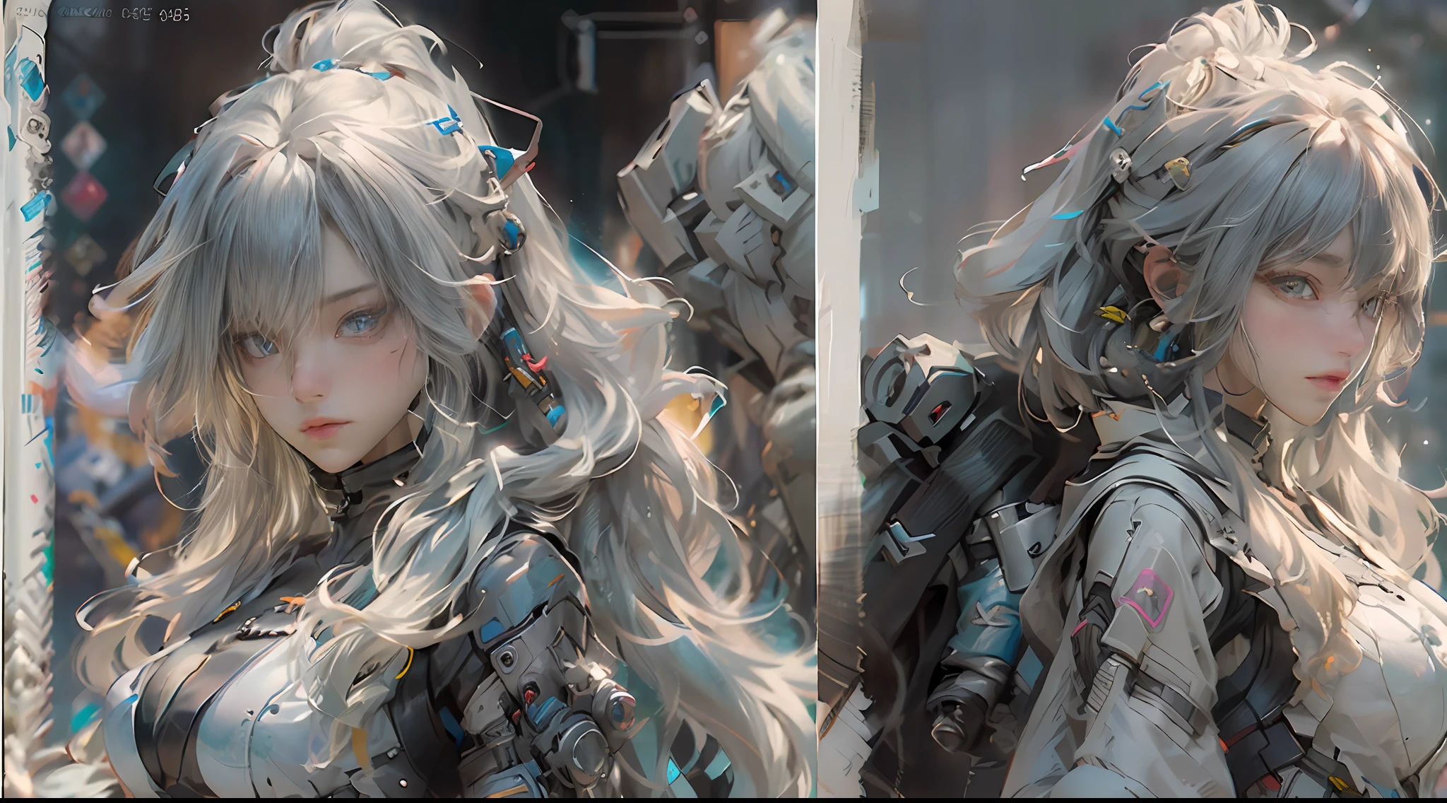 ((Best quality)), ((Masterpiece)), (Detailed:1.4), 。.。.。.3D, images of beautiful cyberpunk women, Wear stylish organic tech armor, Highly detailed, (Invisible long hair), Big breasts, (Cowboy shot), hdr (HighDynamicRange),Ray tracing,NVIDIA RTX,Hyper-Resolution,Unreal 5,Subsurface scattering,PBR Texture,Post-processing,Anisotropic filtering,depth of fields,Maximum clarity and sharpness,Multi-layered textures,Albedo and specular maps,Surface coloring,Accurate simulation of light-material interaction,Perfect proportions,rendering by octane,Two-tone lighting,Wide aperture,Low ISO,White balance,Rule of thirds,8K raw data