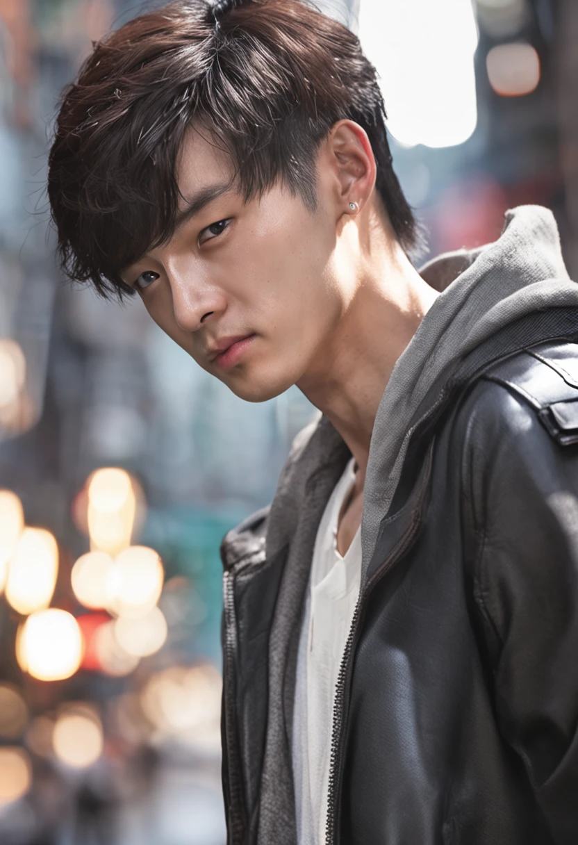 (Young Chinese boy:1.5),photorealestic,Youthful sunshine,Sports boy,Handsome,二重まぶた,a sense of atmosphere,Perfect facial features,Meticulous boy,short detailed hair,ssmile,sun light,sportrait,tmasterpiece,Best quality 8K portrait of beautiful, intricate, elegant, highly detailed, majestic, digital photography, art by artgerm and ruan jia and greg rutkowski, (masterpiece, sidelighting, finely detailed beautiful eyes: 1.2), hdr, detailed background,RAW photo, (high detailed skin:1.2), 8k uhd, dslr, soft lighting, high quality, film grain, Fujifilm XT3 handsome male, Extremely delicate and beautiful boy,cool guy,Afternoon café,holding coffee