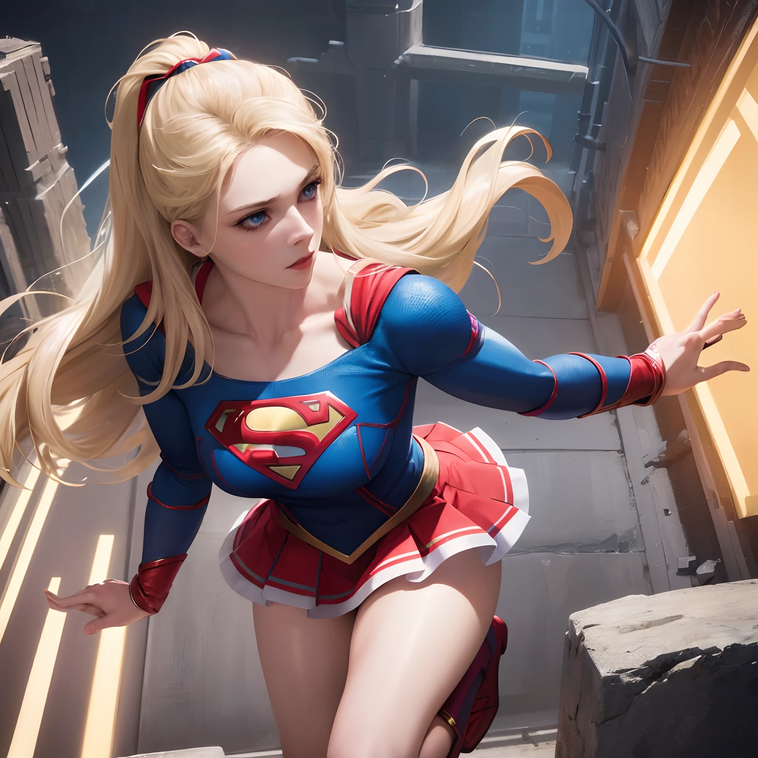 18yo,(supergirl:1.2),silver hair,damaged face,(Tattered costume:1.4),large breasts, erected nipples,cleavage of the breast,masterpiece, best quality,8k, abstract, psychedelic, neon, (honeycomb pattern), (creative:1.3), fantasy,nsfw,cameltoe,show off groin,groin focus,spread legs,from below,On the roof of a high-rise building,the morning sun,wet pussy,spread pussy,((Crying face:1.2)),from below,(muscular legs:1.3),(cum:1.2),((Shibari, arms behind back:1.4)), ((hands on back)), ((amarrada com cordas)), ((hands tied back)), ((rope restraint)),metal collar,(sitting:1.2)