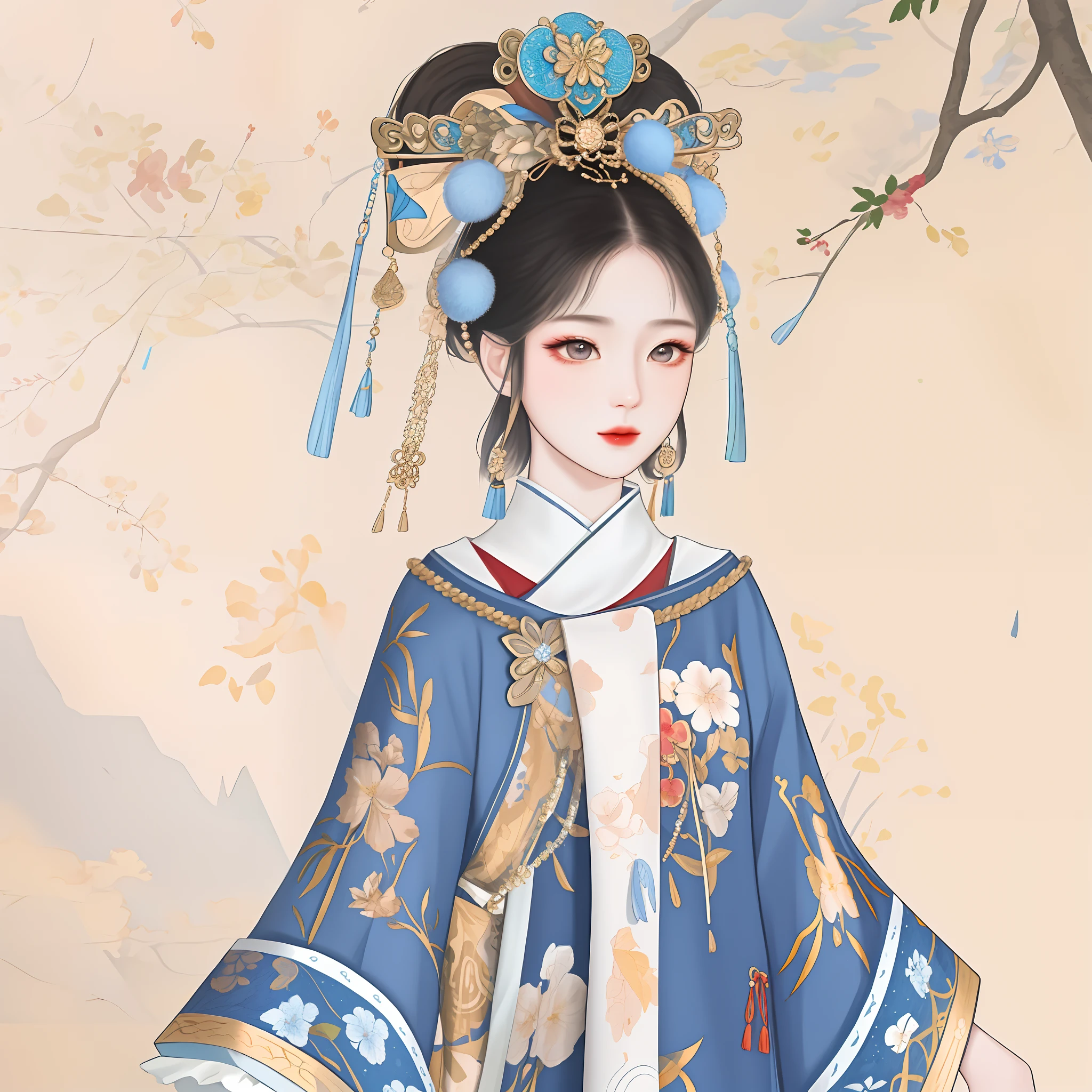 oriental girl,Works of masters,Best picture quality,Higher quality,high detal, 超高分辨率, 8K分辨率, depth of fields, cinematic photogtaphy, intricately details, carefully, meticuloso, glorious, max detail, extreme beautiful, (((1girll, 独奏))), 18yr old,short detailed hair,long whitr hair, white skinned, A picture, tmasterpiece, (Best picture quality), Higher quality, high detal, 超高分辨率, in a panoramic view, Exquisite facial features, s the perfect face