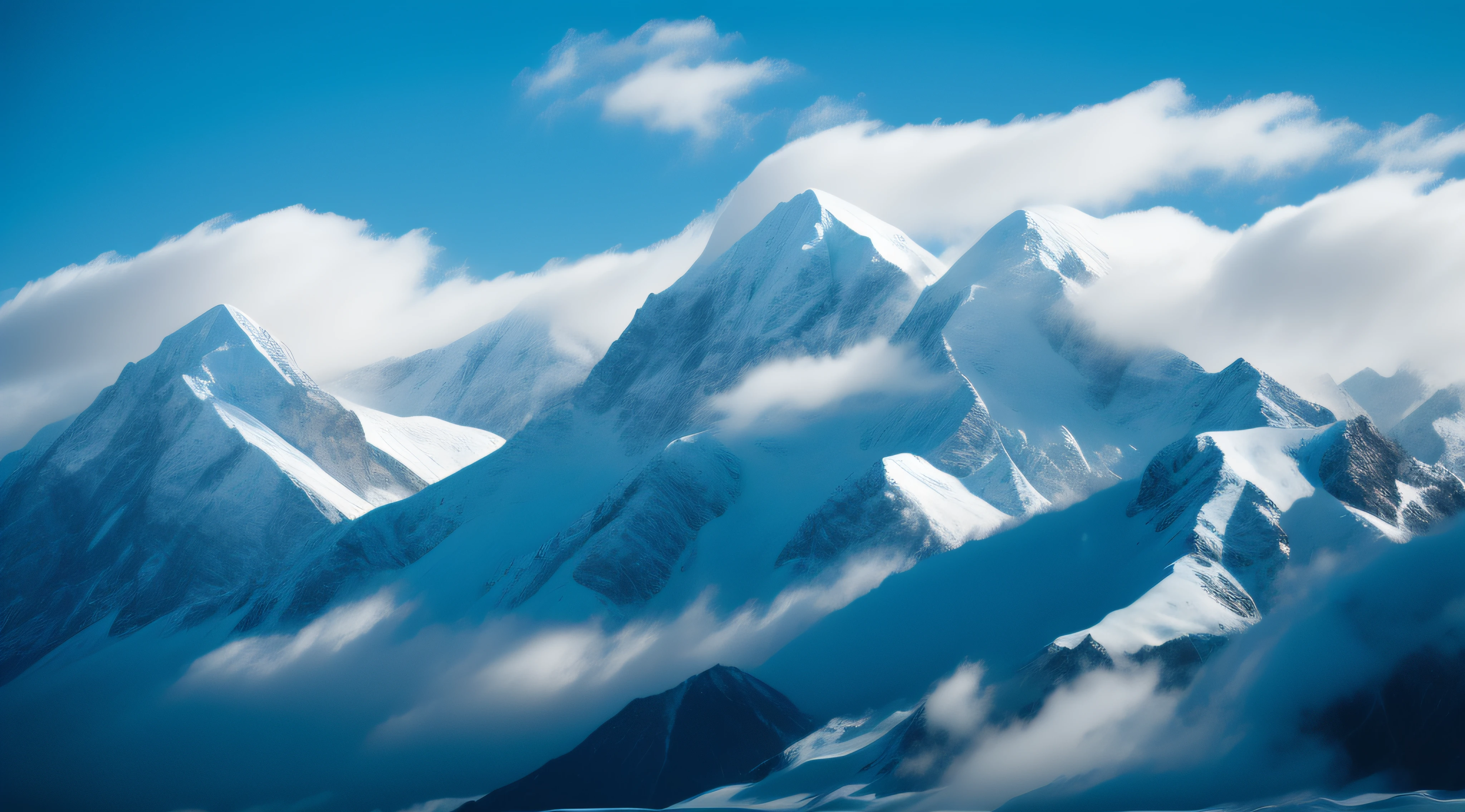 snow mountains