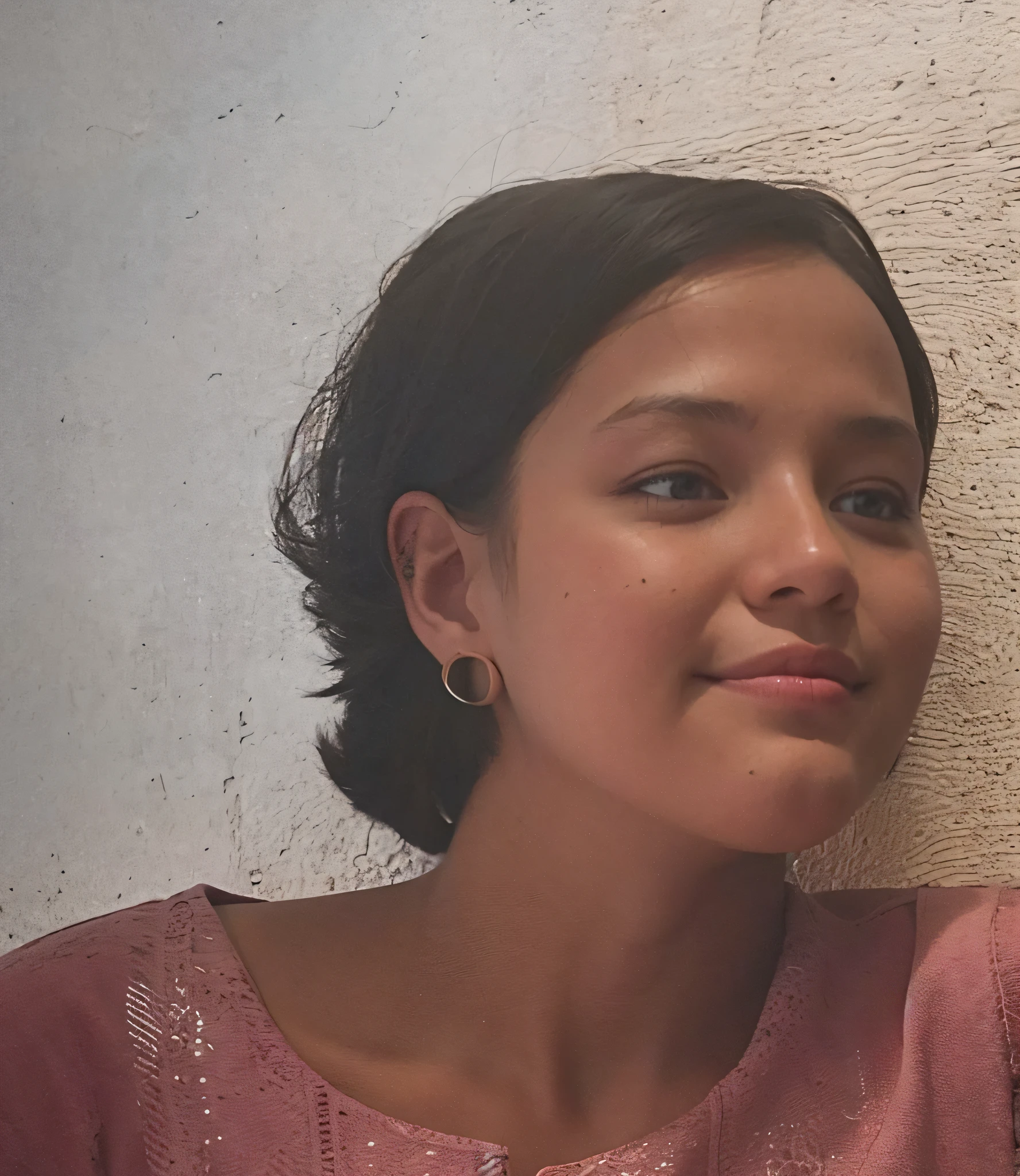 a short haired girl