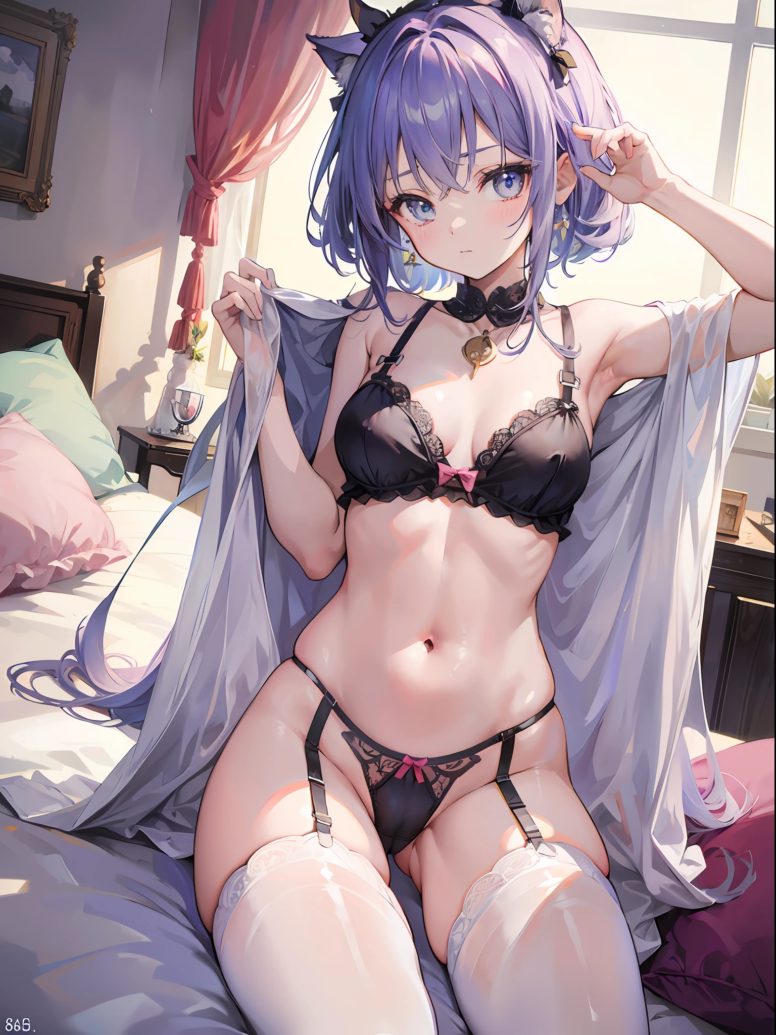 , lingerie, cameltoe, 8k, absurdres, high res, masterpiece, loooking at viewer