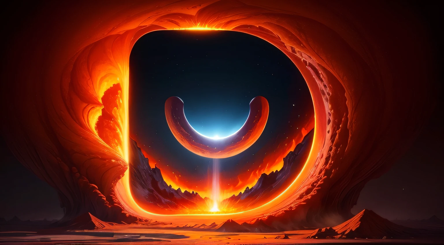 Masterpiece, Best quality, Hot volcanoes, Flowing magma,Highly detailed,
