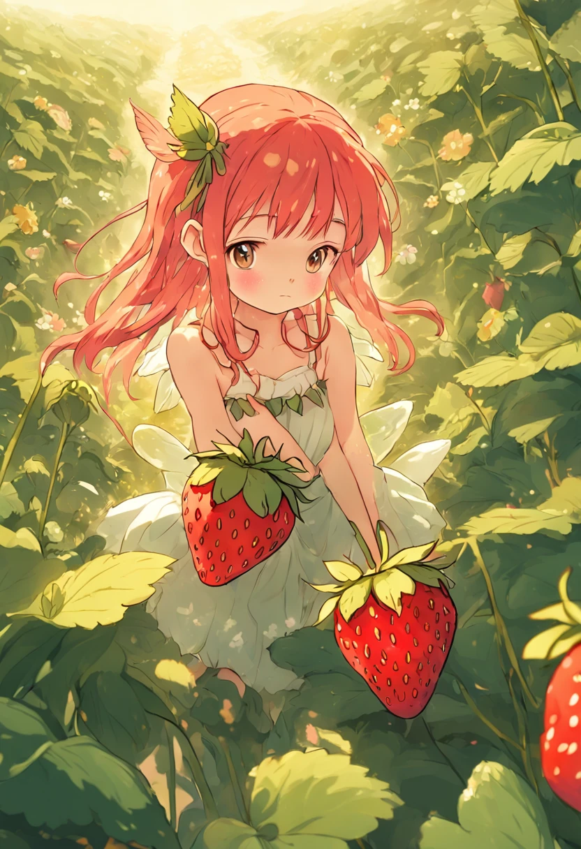 Little Fairy Strawberry field Cute faerie
