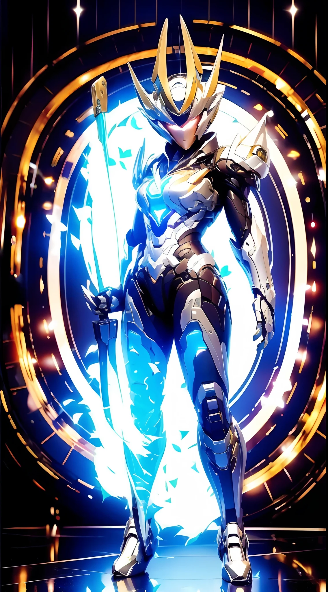 ((best qualtiy)), ((tmasterpiece)), (high detal:1.4), 3D full body, Beautiful cyberpunk woman image, platinum(HighDynamicRange), Ray traching, NVIDIA RTX, Hyper-Resolution, Unreal 5, sub surface scattering, PBR Texture, Post-processing, Anisotropic filtering and depth of field, Maximum clarity and sharpness, Many-Layer Textures, Albedo e mapas Speculares, Surface coloring, Accurate simulation of photo-material interactions, perfectly proportions,octaneratingrendering,2-tone lighting,largeaperture,Low ISO,White balance,trichotomy,8K raw data,By bangs,backsight,on back