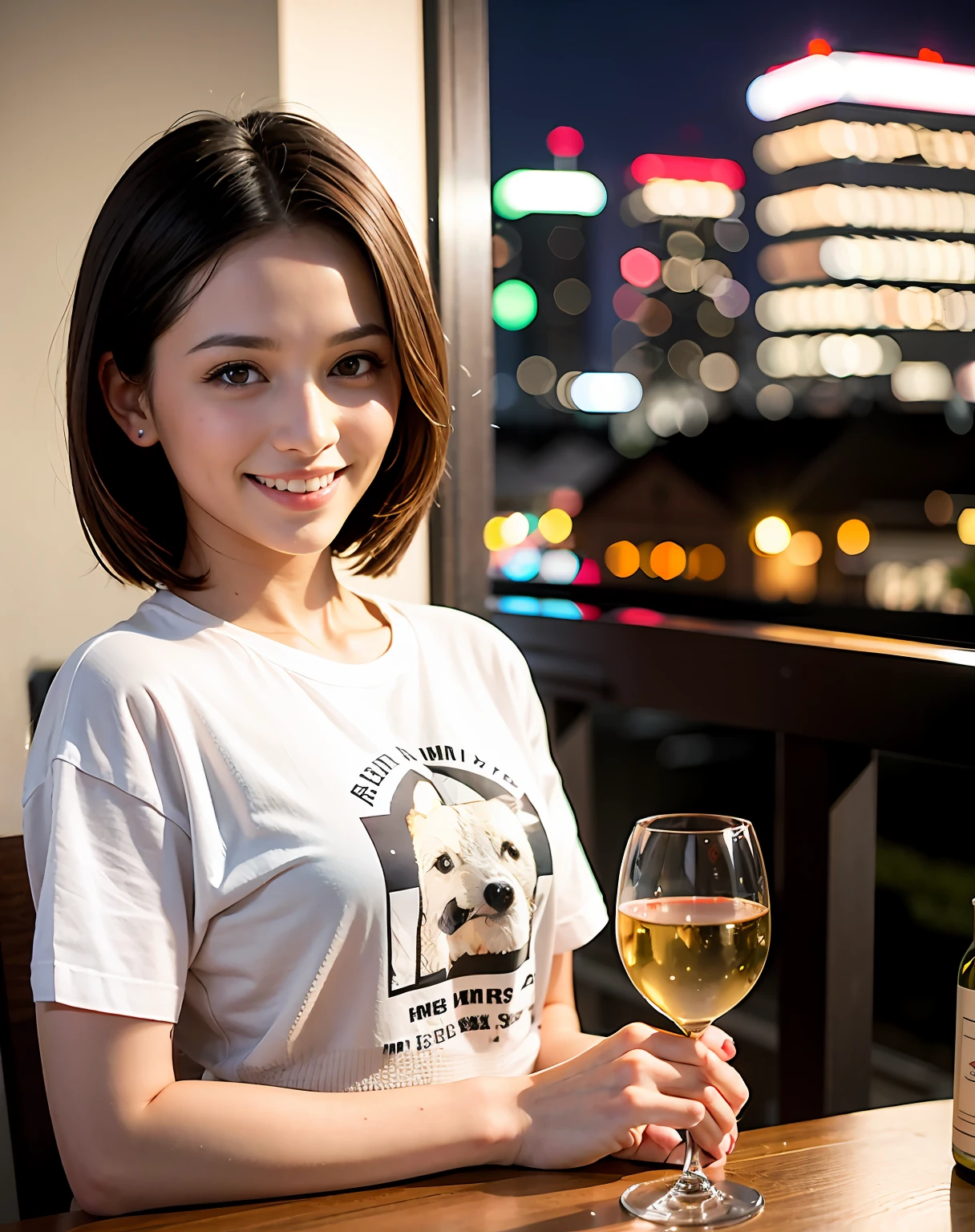 Change to a fashionable T-shirt。