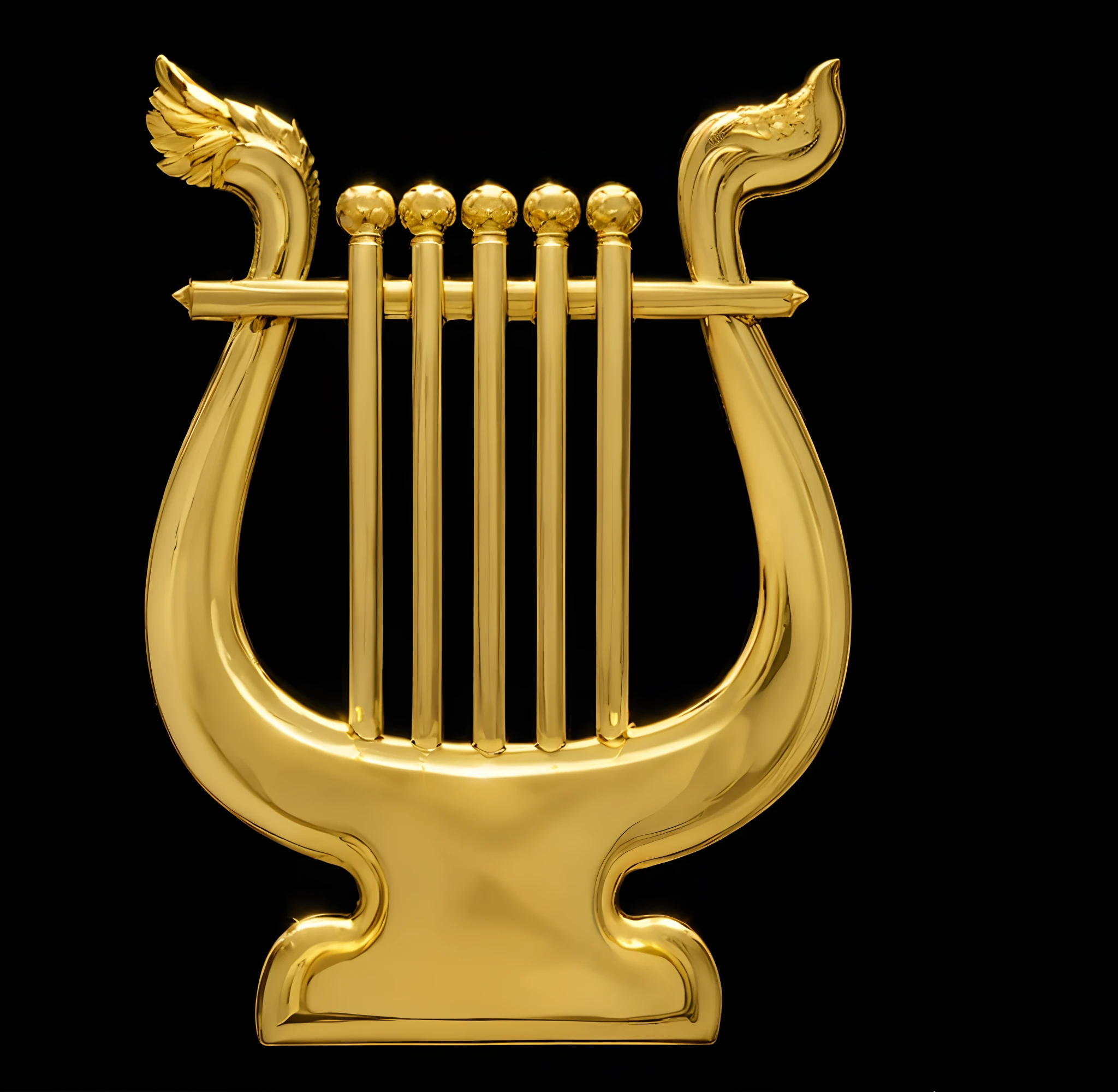 Golden harp