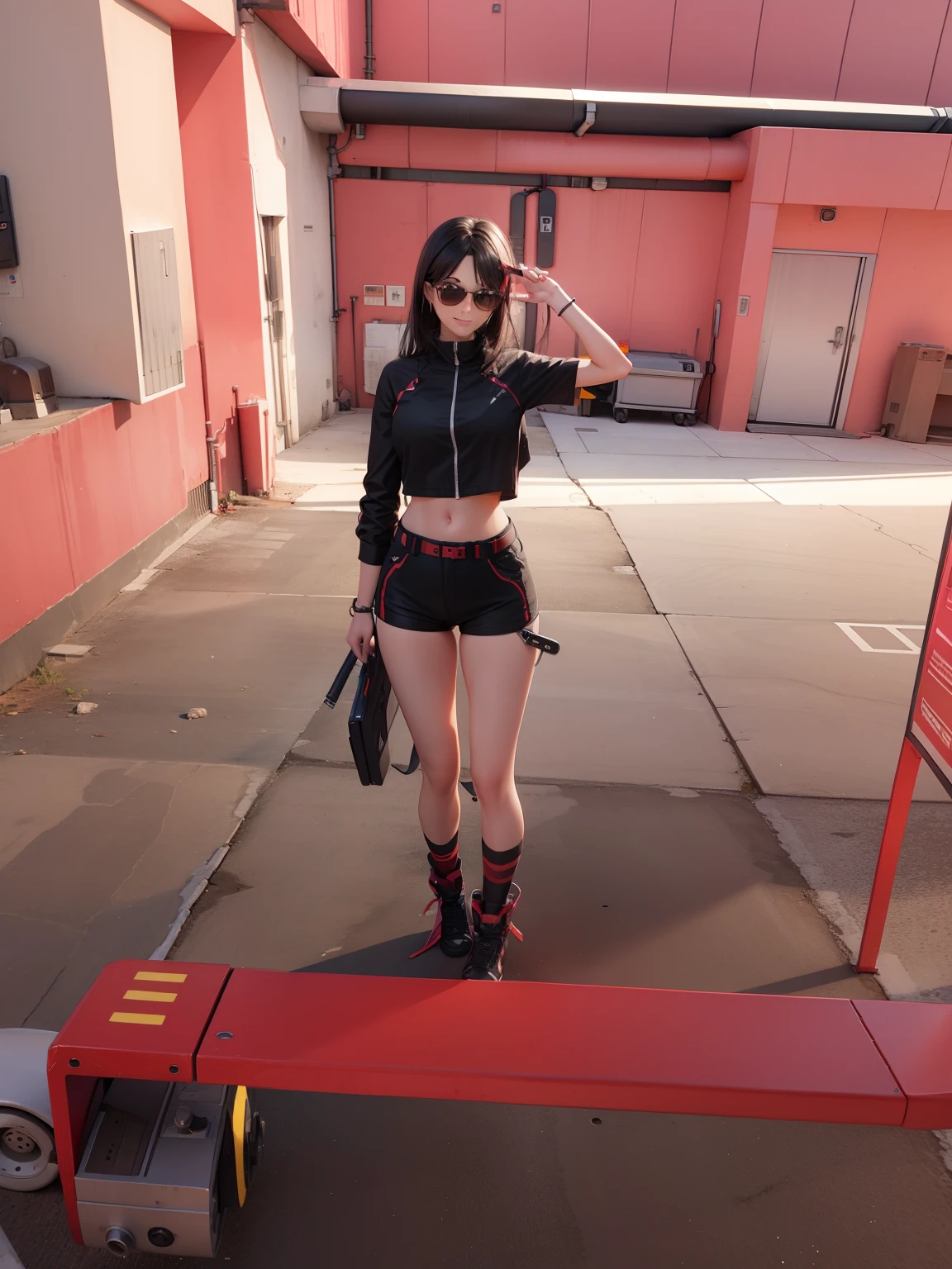 3d simple background mechanical sexy