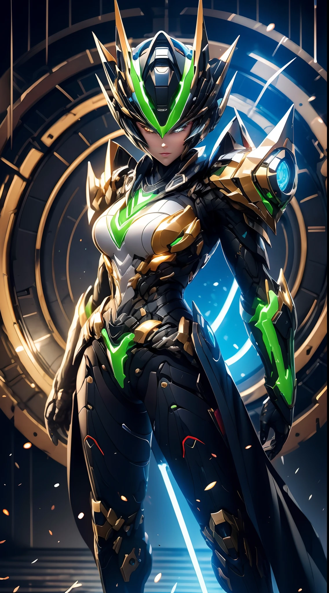 （（best qualtiy））， （（tmasterpiece））， （high detal：1.4）， 3D full body， Beautiful cyberpunk woman image， Platinum（HighDynamicRange）， Ray traching， NVIDIA RTX， Hyper-Resolution， Unreal 5， sub surface scattering， PBR Texture， Post-processing， Anisotropic filtering and depth of field， Maximum clarity and sharpness， Many-Layer Textures， Albedo e mapas Speculares， Surface coloring， Accurate simulation of photo-material interactions， perfectly proportions，octaneratingrendering，2-tone lighting，largeaperture，Low ISO，White balance，trichotomy，8K raw data，By bangs，backsight，on  back