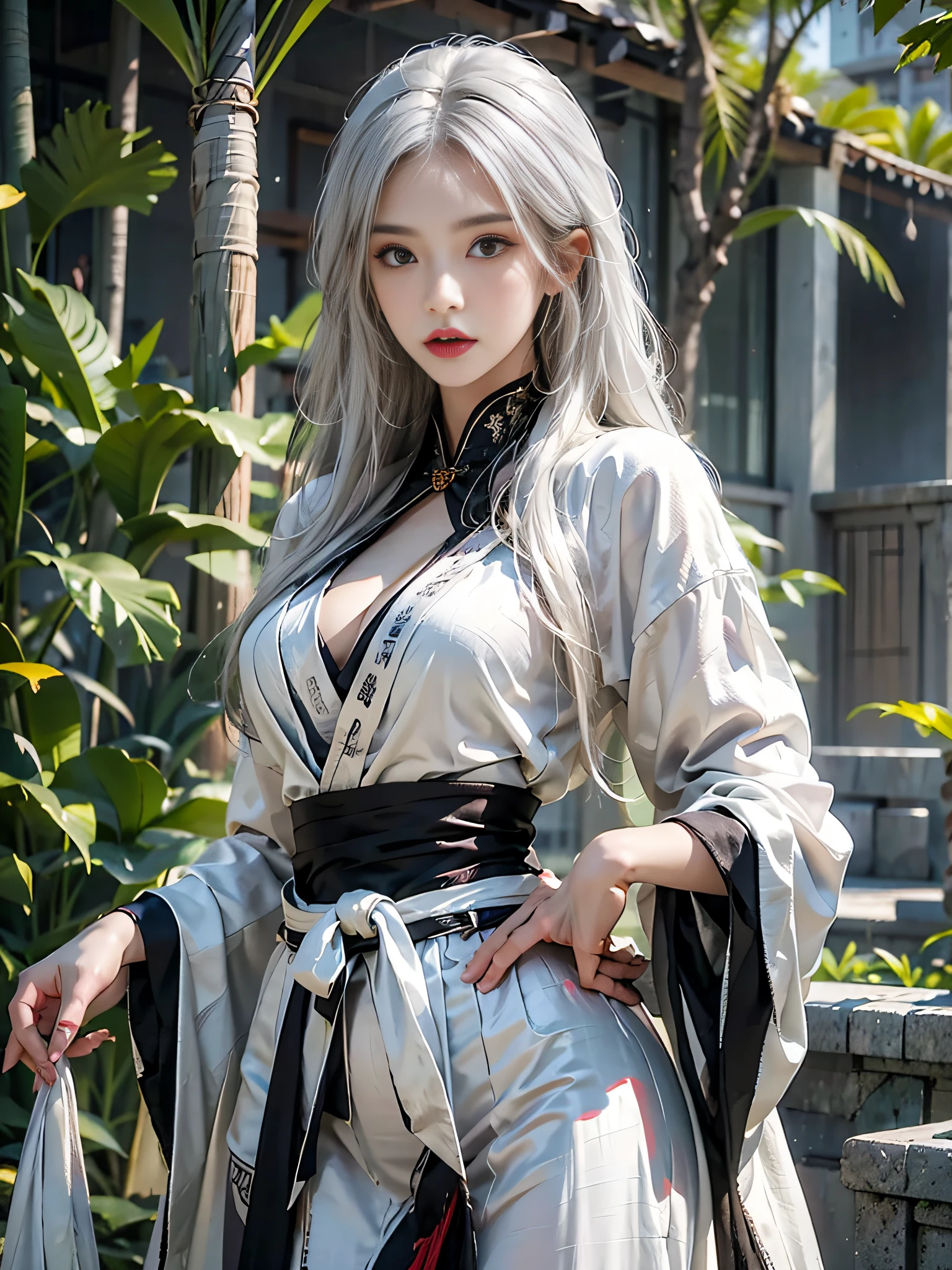 Change white hair color