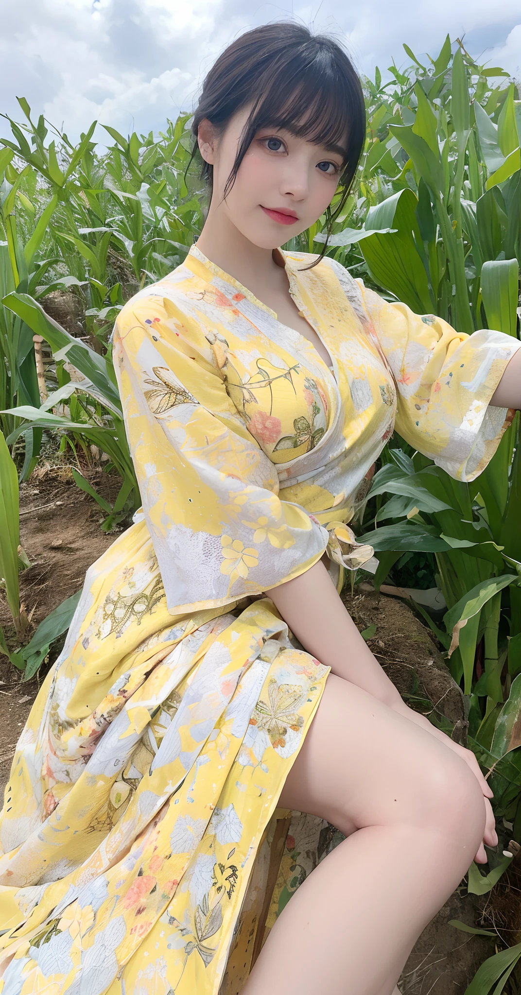 Top quality, Masterpiece, 超高分辨率, (Realistic, : 1.4), Original photo, (True skin texture: 1.3), (filmgrain: 1.3), in a panoramic view, Portrait, Very wide lens, Narrow waist, cowboy lens, (bangs, Inconspicuous, Cold light,) Night, Close-up, Tears, Short hair, neck long, ears sticking out, bangs, Big eyes, Brightly Colored Eyes, In the house, Dust, Tindall effect, (Facial expression), Sitting, (hitting a wall), Crying, Frowning, (Looking down), Nervousness, Tears, smiling happily
one girl, eyes and face with beautiful details, White jabot, pink dark V, Brown eyes,