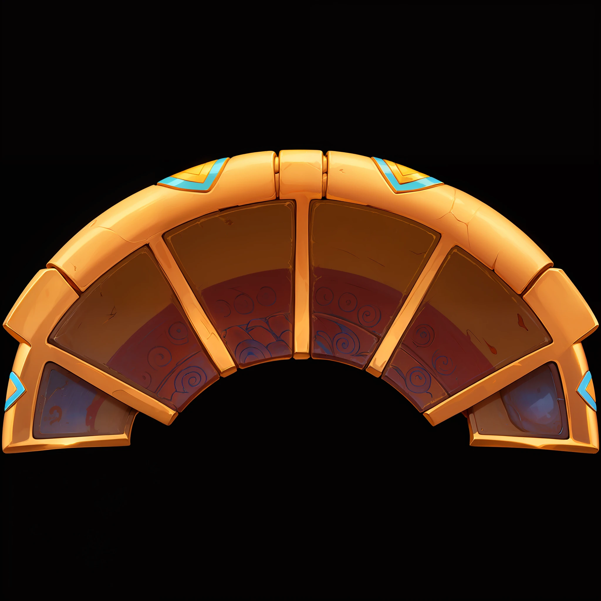（golden colored:0.9），（blue colors:0.2），（brown pubic fur:0.1）Mayan tribe，Hawaiian Nation，Game Roulette，gameicon，Wide range of colors，highest masterpiece，high qulity