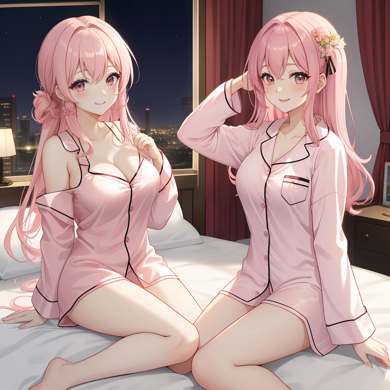 anime girl in a white shirt and pink panties in a bathroom, seductive anime girl, smooth anime cg art, attractive anime girl, beautiful alluring anime teen, cute anime girl, beautiful anime girl, makoto shinka, (anime girl), anime visual of a cute girl, revealing clothes, anime girl, beautiful alluring anime woman, touching her clothes