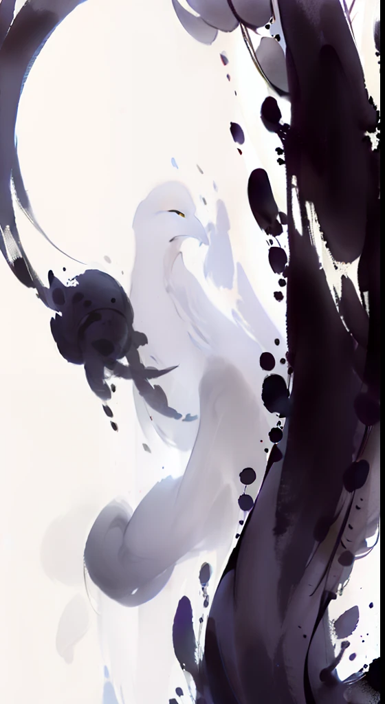 Simple ink painting