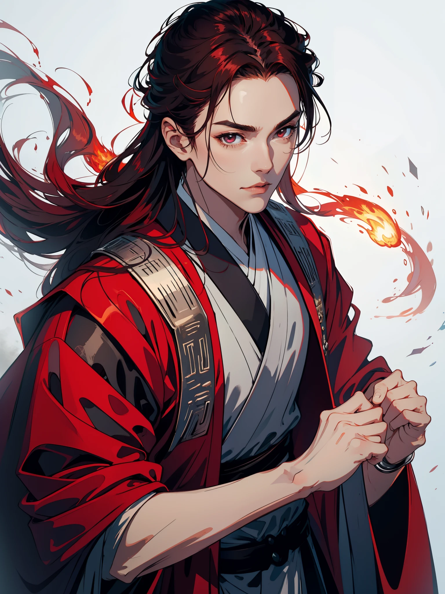 The background is the Flame Spell Formation