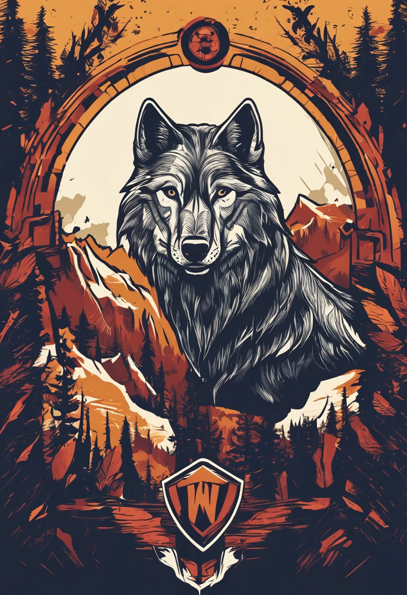 crest wolves logo