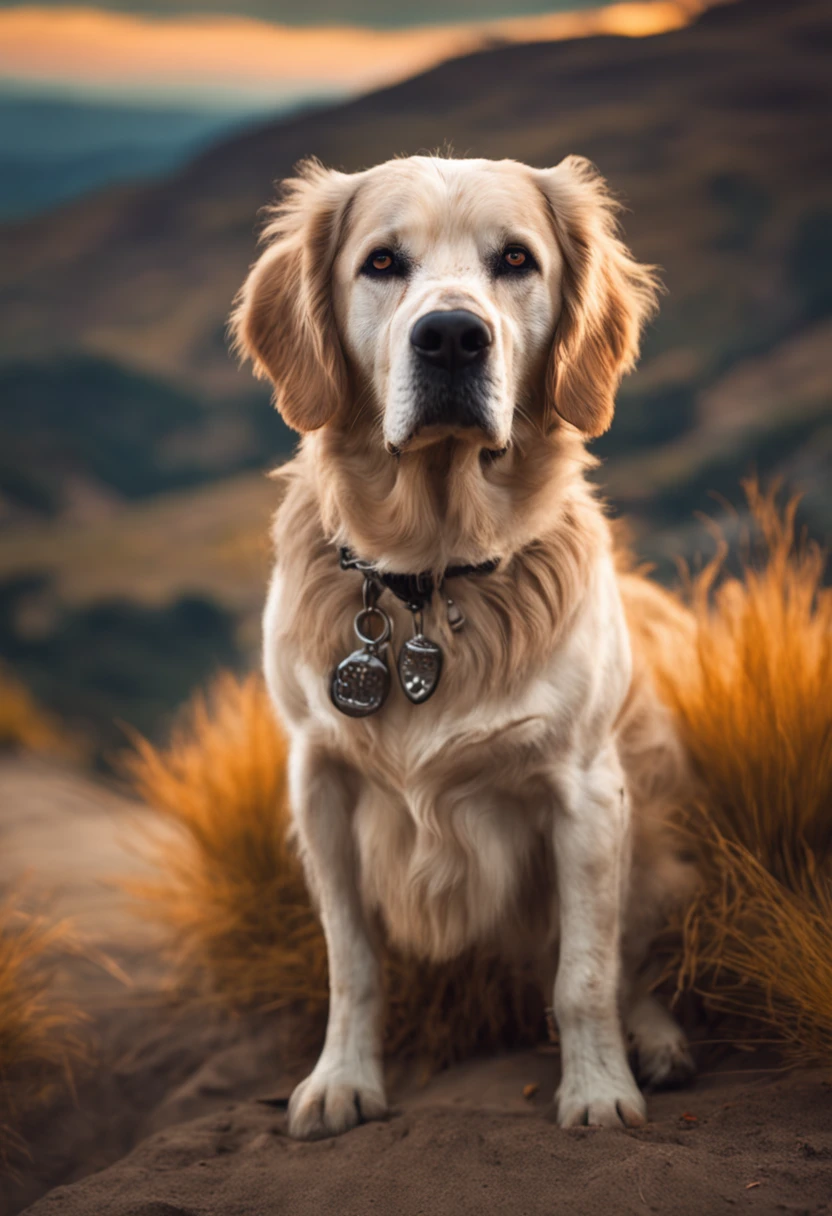 a majestic dog
