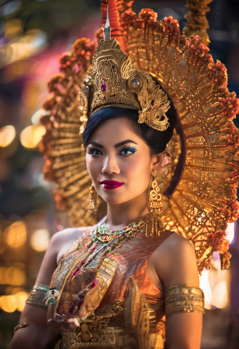 lady in thai tradition costume