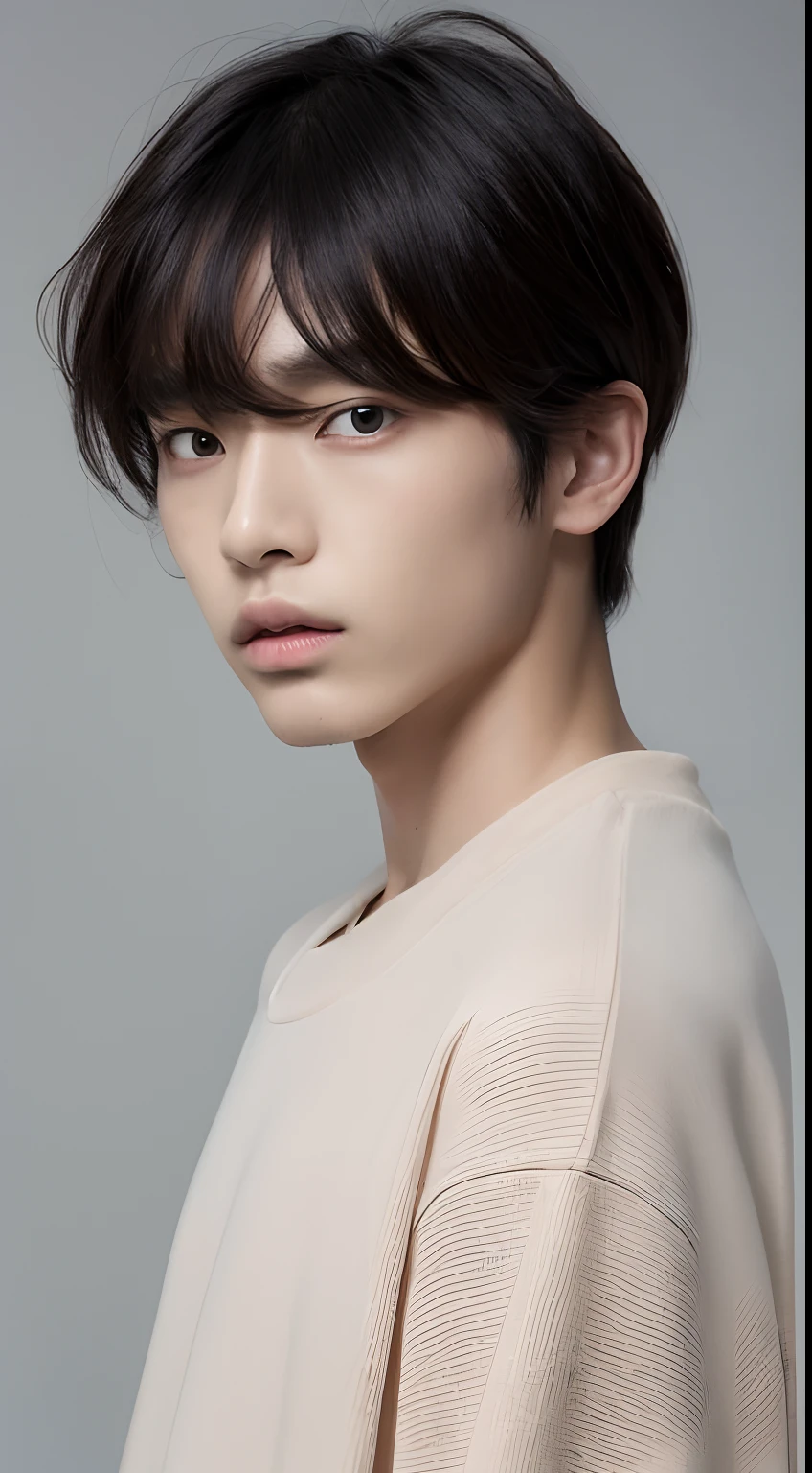 one Japanese male model ,Unique details, street virtual fashion, Near future, Curvilinear details , double eyelid, simple background