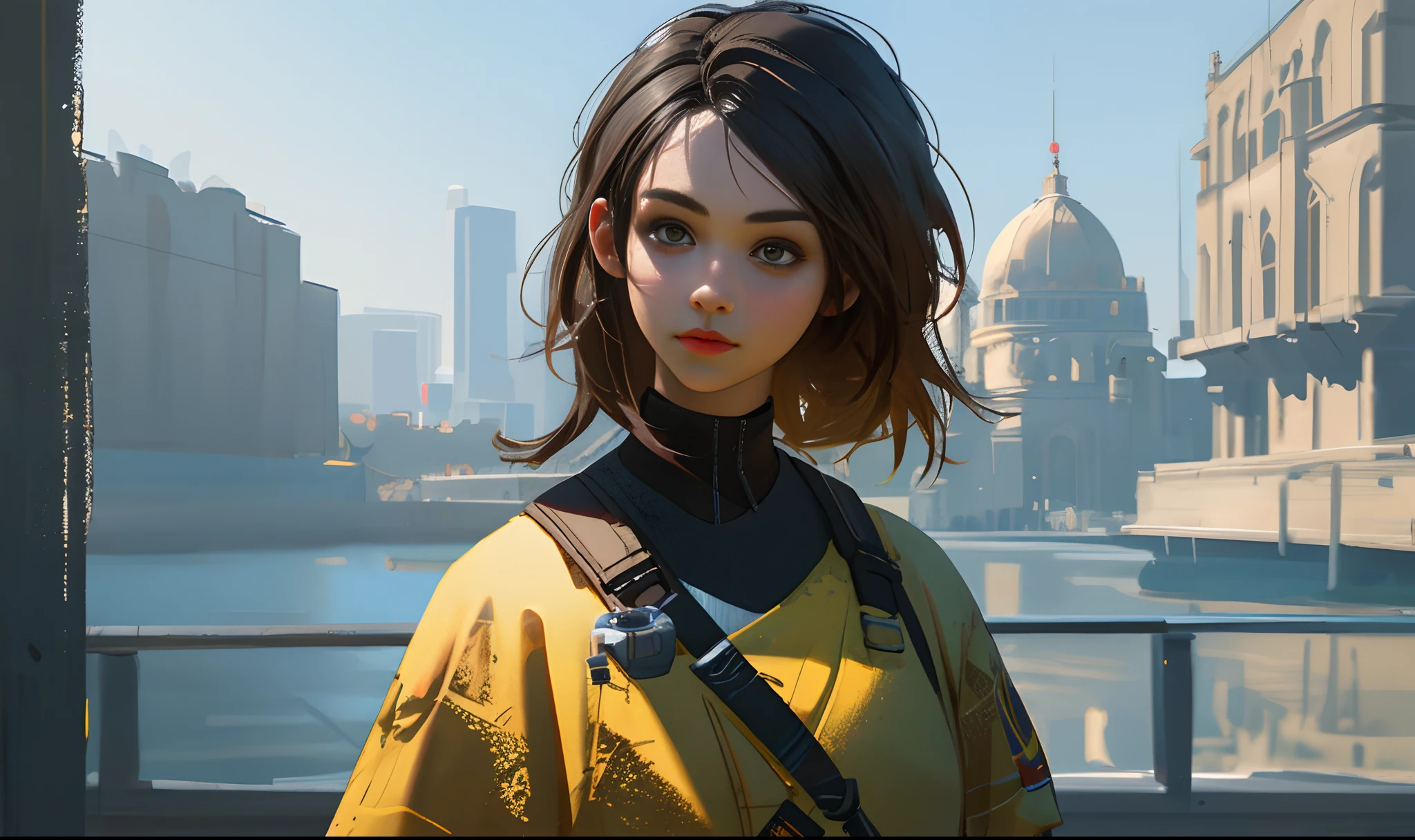 1girl,masterpiece, 8k,semi-realistic,4k,RTX,shaders,brilliant texture work