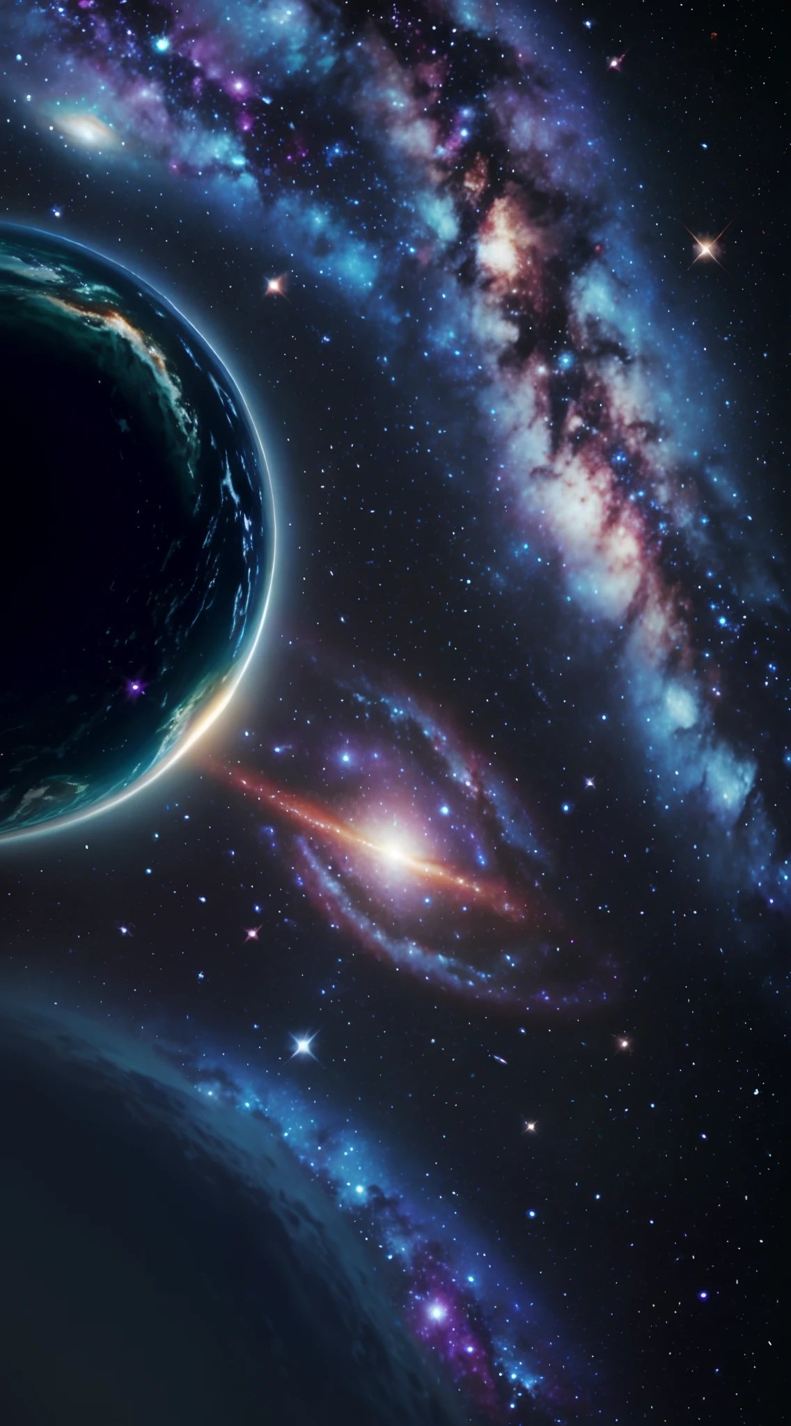 A close-up of a galaxy,There are stars and purple and blue nebulae, deep space in the background, background of the galaxy, Background of stars and galaxies, in a space starry, universe background, cosmic starry sky, Galaxy background, deep space background, background is an alien galaxy, space sky, on a galaxy looking background, space backround, stars in space