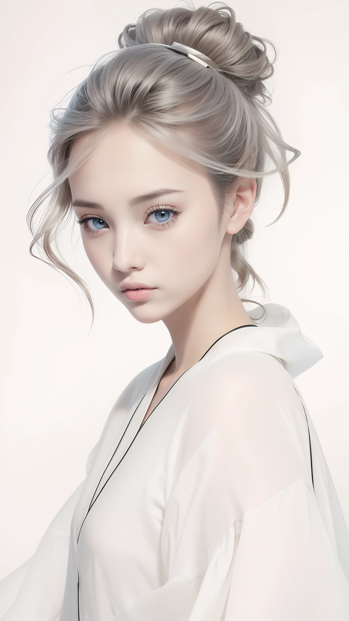 HD high resolution,style of surrealism,Best texture,(Skin texture portrayal:1.2),Fair and translucent skin,(Extremely detailed depiction of facial features:1.4),Refined makeup,Eye detail portrayal,The pupils are bright,(Hair details depicted:1.4),Lips are shiny and delicate,(The ultimate in face portrayal:1.4),电影光感,Chasing the light,Hyper Real,Nikon D850,SLR shooting texture,HDR,(Colorful and colorful:1.4)