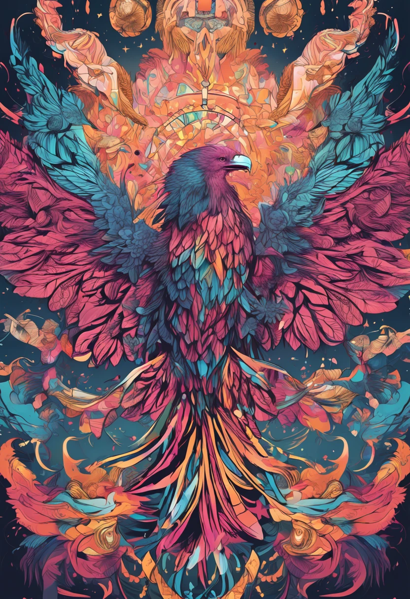 official art, unity 8k wallpaper, ultra detailed, beautiful and aesthetic, transparent colorful wings, holding a magic wand,beautiful, masterpiece, best quality, (zentangle, mandala, tangle, entangle), (ecstasy of flower:1.2) dynamic angle, cowboyshot, the most beautiful form of chaos, elegant, a brutalist designed, vivid colours, romanticism, atmospheri