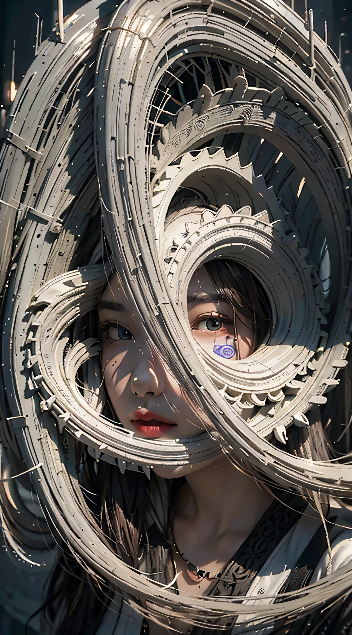 official art, unity 8k wallpaper, ultra detailed, beautiful and aesthetic, beautiful, masterpiece, best quality, (zentangle, mandala, tangle, entangle), (ecstasy of flower:1.2), dynamic angle, cowboyshot, the most beautiful form of chaos, elegant, a brutalist designed, vivid colours, romanticism, atmospheric