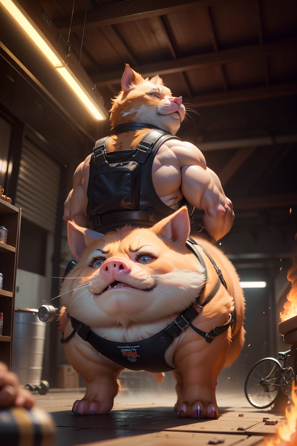 ((((equine penis, hyper)))), masterpiece, high quality, realistic, detailed background,((solo)), ((1boy)), (((males))), (((lion, lion tail))), (feral), (((wide hips))) legs, feet, steam, (((sweat))), (((Very sweaty))), ((seductive pose)), (((sweaty, very sweaty, musky, visible musk))), ((overweight, belly, big belly, round belly)), ((wide belly)), ((wide body)), ((wide hips, hyper_hips, fat_hips, fat_thighs)), ((big belly, giant belly, jiggly belly)), ((((rear view, pink anus)))), (huge, massive, big body, big booty, wide body, huge body, giant body), (detailed background, depth of field, half body shadow, ambient light on the body), ((mist)), (masterpiece), best quality, 4k, 2k, (intricate:0.9), (high detail:1.2), soft focus, (absurd res), ((((hyper equine penis, excessive urine, feral on all fours, hyper peeing, penisbiggerthanbody))))