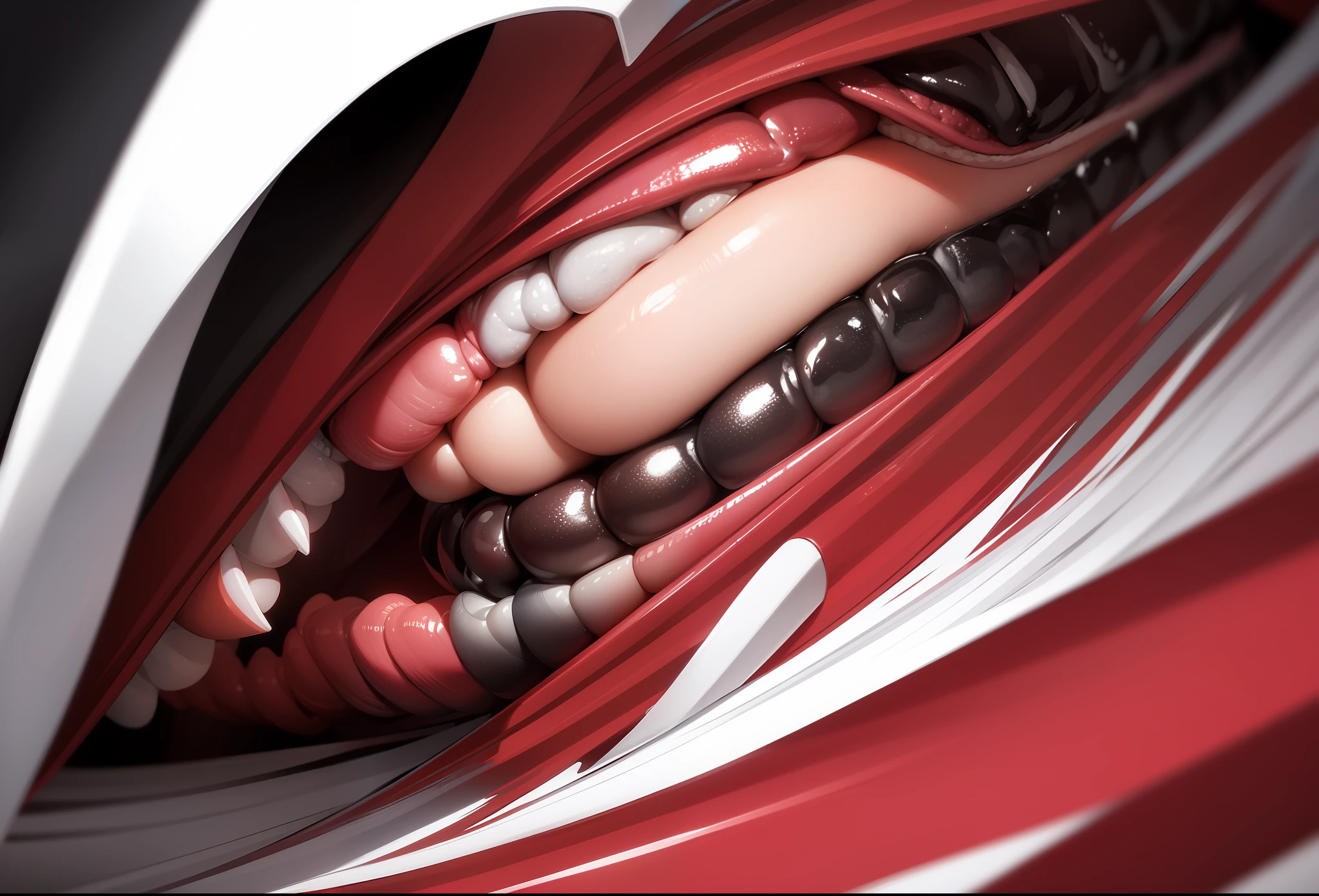 ULTRA REALISTIC arafed man with a spider on his tongue sticking out of his mouth, boca para me ver, tongue, Cuspir voando de sua boca, boca aberta, mordaz, boca fechada com fio,  bit gag, boca, boca aberta, Vermes comedores de carne, long tongue, boca detalhada, Closeup. boca aberta, boca na boca, boca de cobra, WIRE language