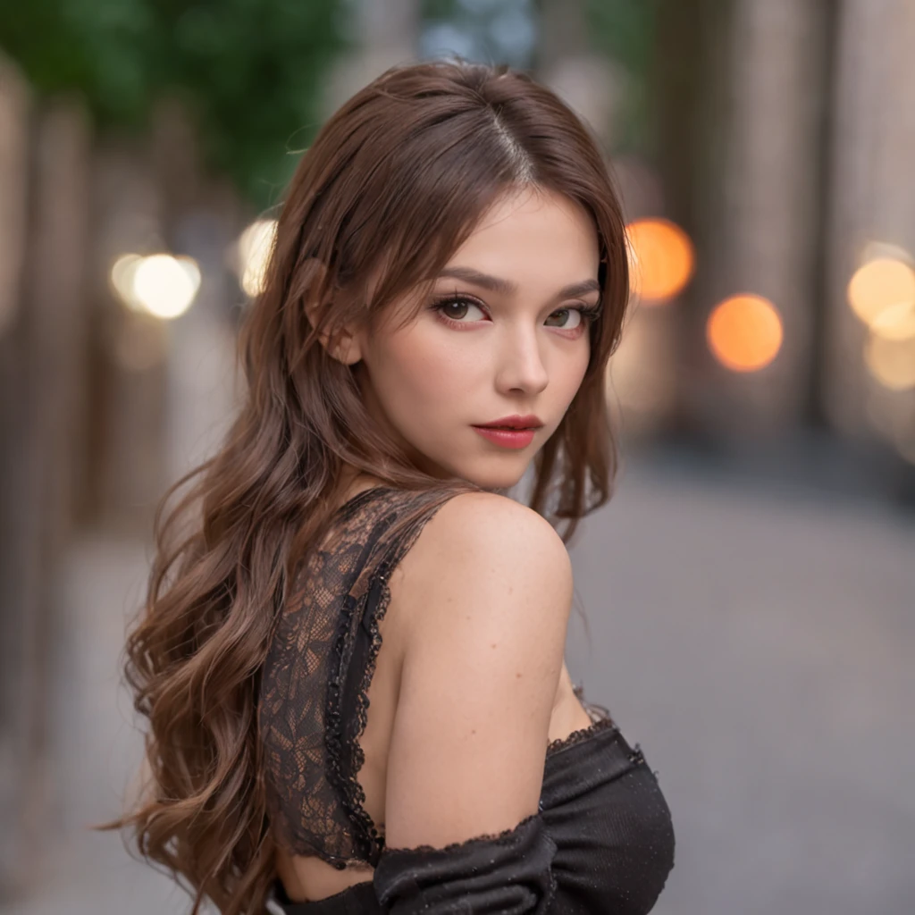 (sharp focus: 1.2), photo (full body) (europe streets), attractive 24-year-old, (beautiful face: 1.1), detailed light brown eyes, gorgeous lips, (eye makeup: 0.85), (big breasts: 1.0), (big ass: 1.0) (firm body: 1.2), (long hair: 1.2), wearing (black miniskirt) plaid miniskirt, (provocative bustier), (moderate lighting: 1.2), depth of field, bokeh, 4K, HDR. Gorgeous, cover photo. ((skin with small spots and wrinkles), award-winning photography, (moody lighting: 1.2), depth of field, bokeh, 4K, HDR