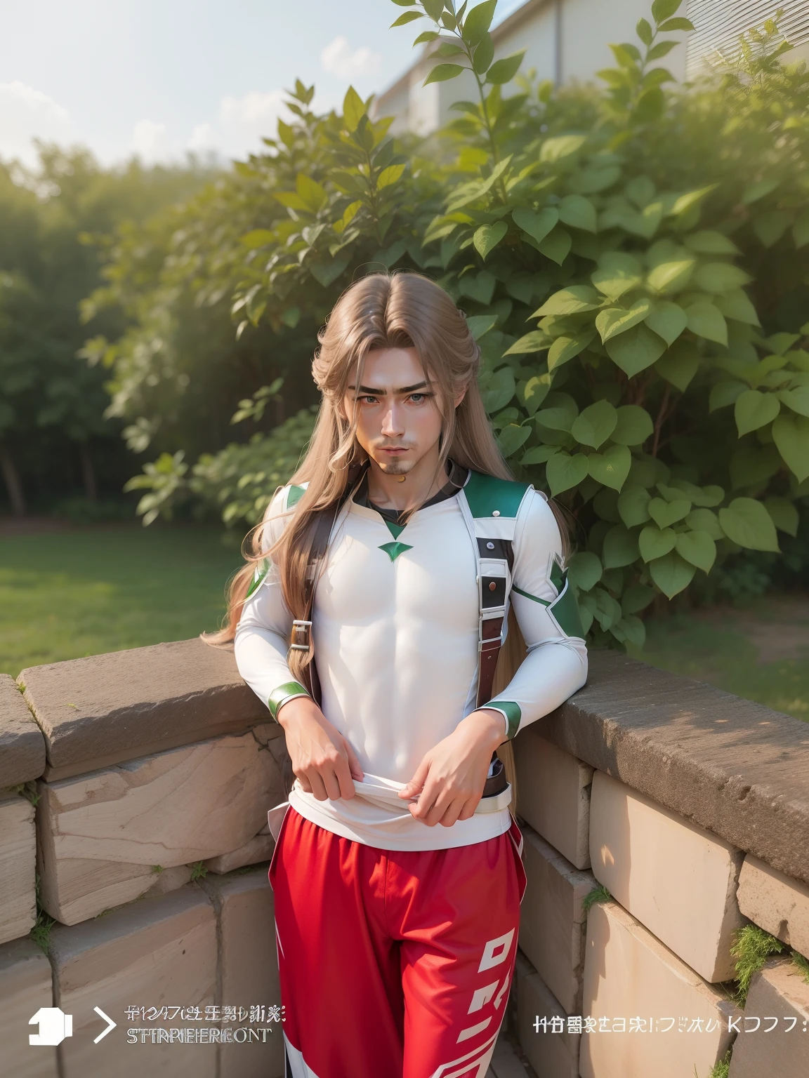 Make it super hero with vert long hair hd with accurate face