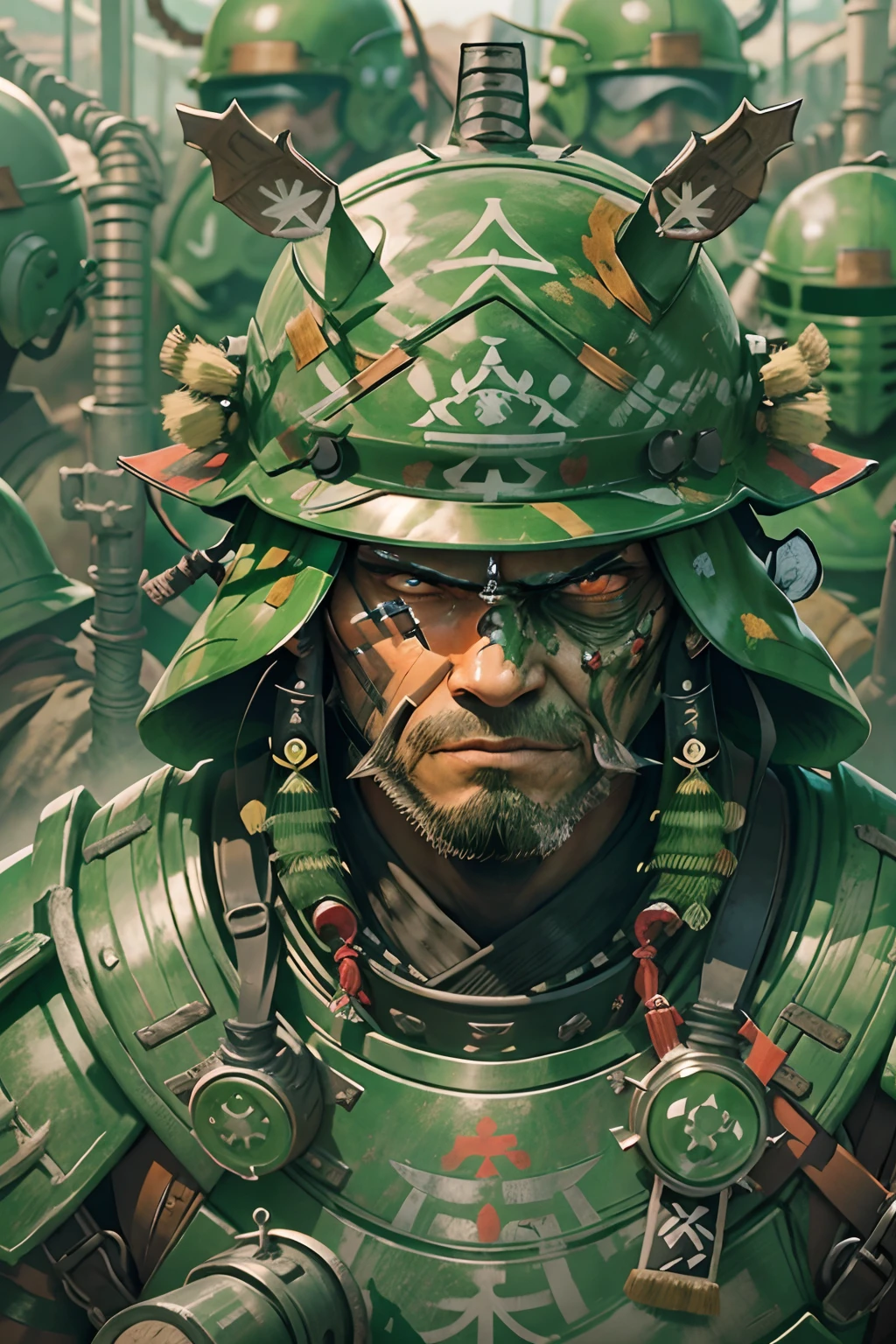 Rotten face，Pustular