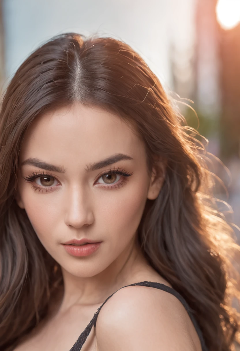 (sharp focus: 1.2), photo (full body) (europe streets), attractive 24-year-old, (beautiful face: 1.1), detailed light brown eyes, gorgeous lips, (eye makeup: 0.85), (big breasts: 1.0), (big ass: 1.0) (firm body: 1.2), (long hair: 1.2), wearing (black miniskirt) plaid miniskirt, (provocative bustier), (moderate lighting: 1.2), depth of field, bokeh, 4K, HDR. Gorgeous, cover photo. ((skin with small spots and wrinkles), award-winning photography, (moody lighting: 1.2), depth of field, bokeh, 4K, HDR