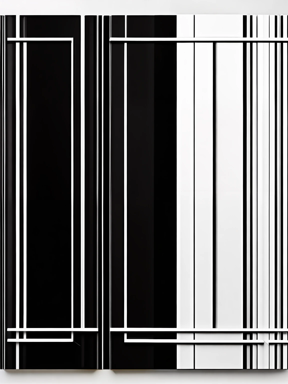 Square black and white lines
