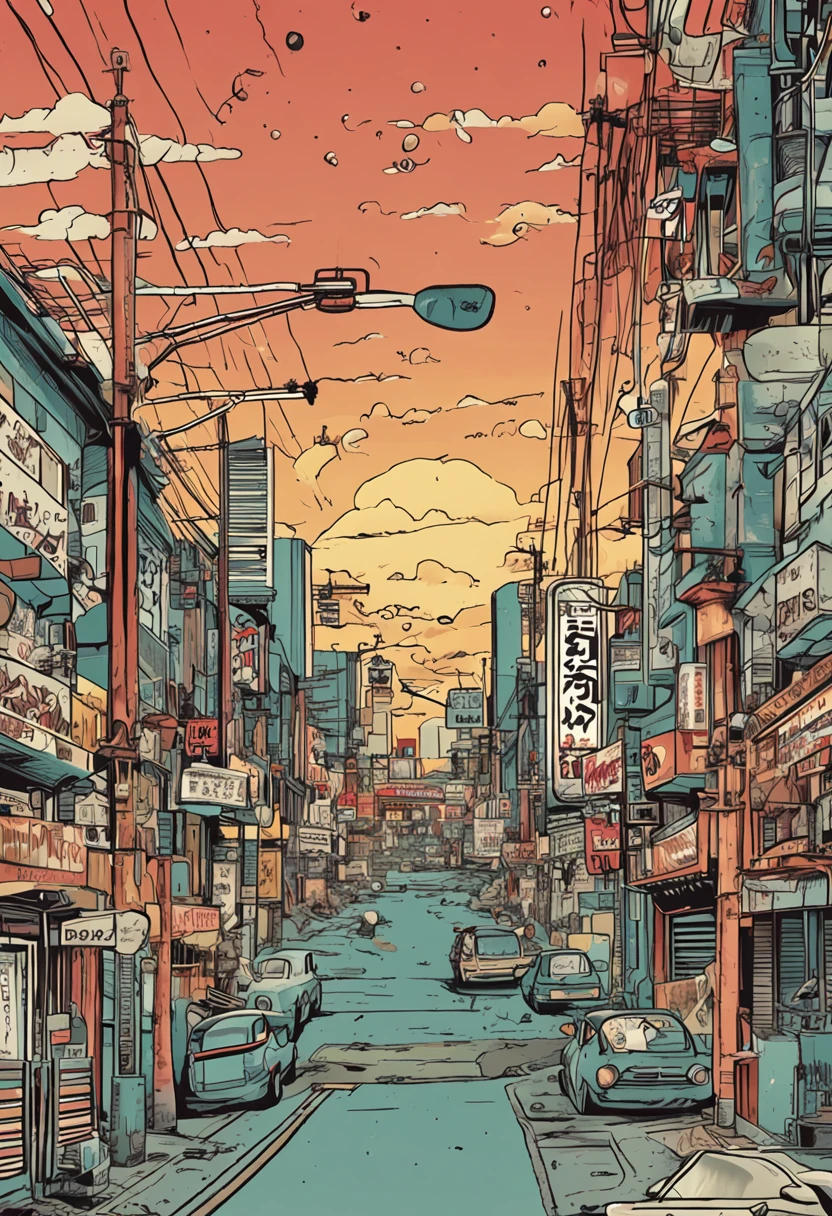 Generate a set of comics,Condemn Japan's discharge of nuclear wastewater