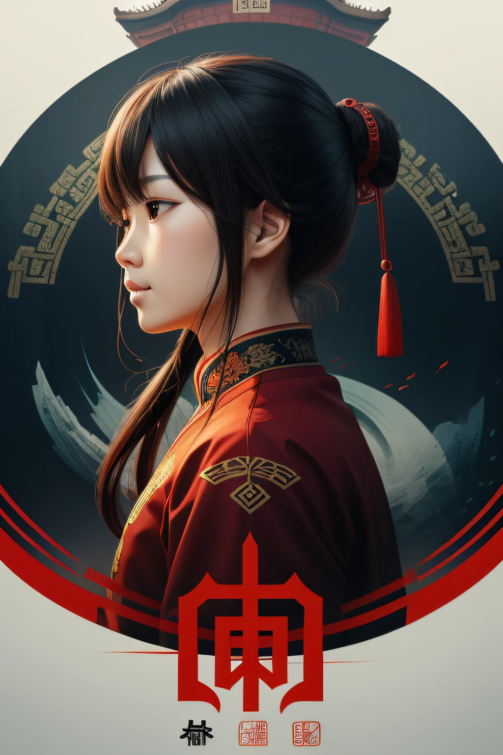 A logo consisting of two Chinese characters, "protagonist"