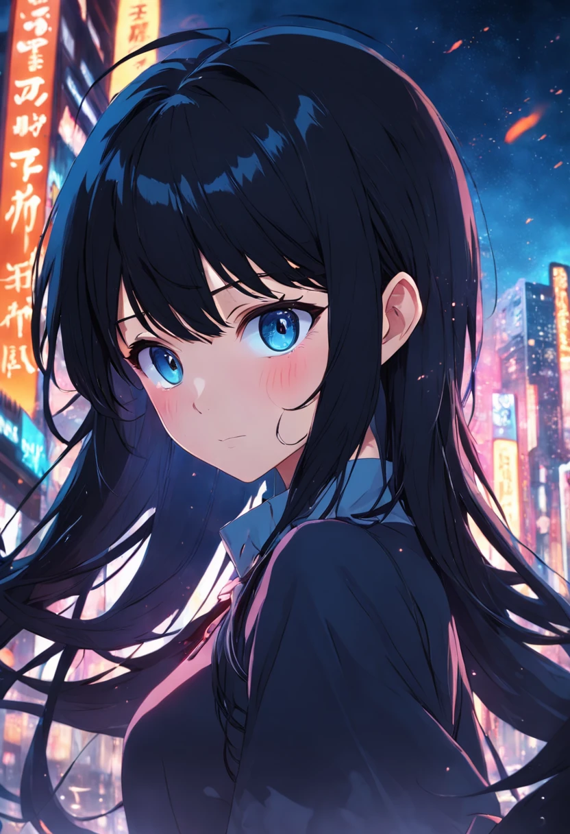 black hair