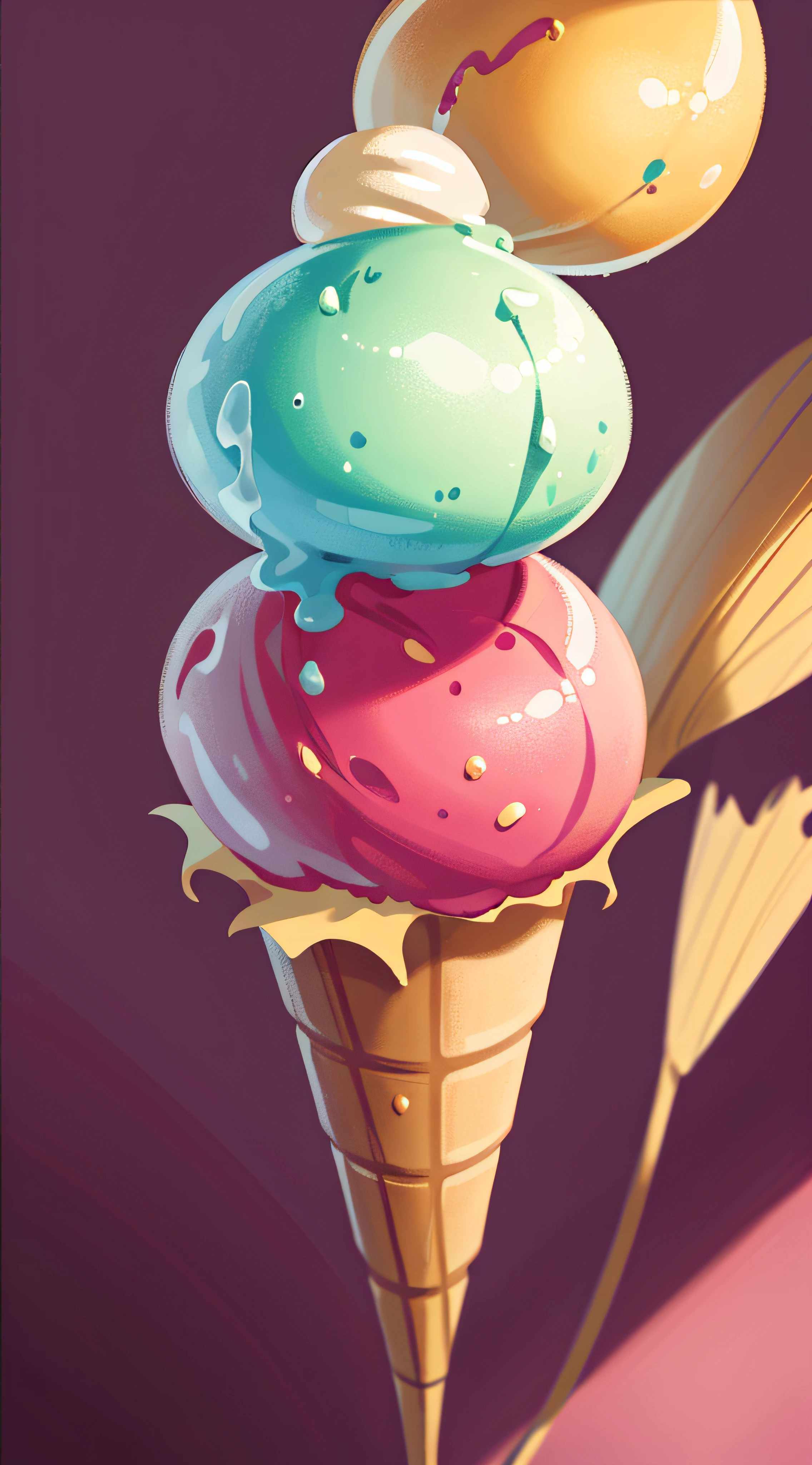 ice cream,simplebackground,super detailing