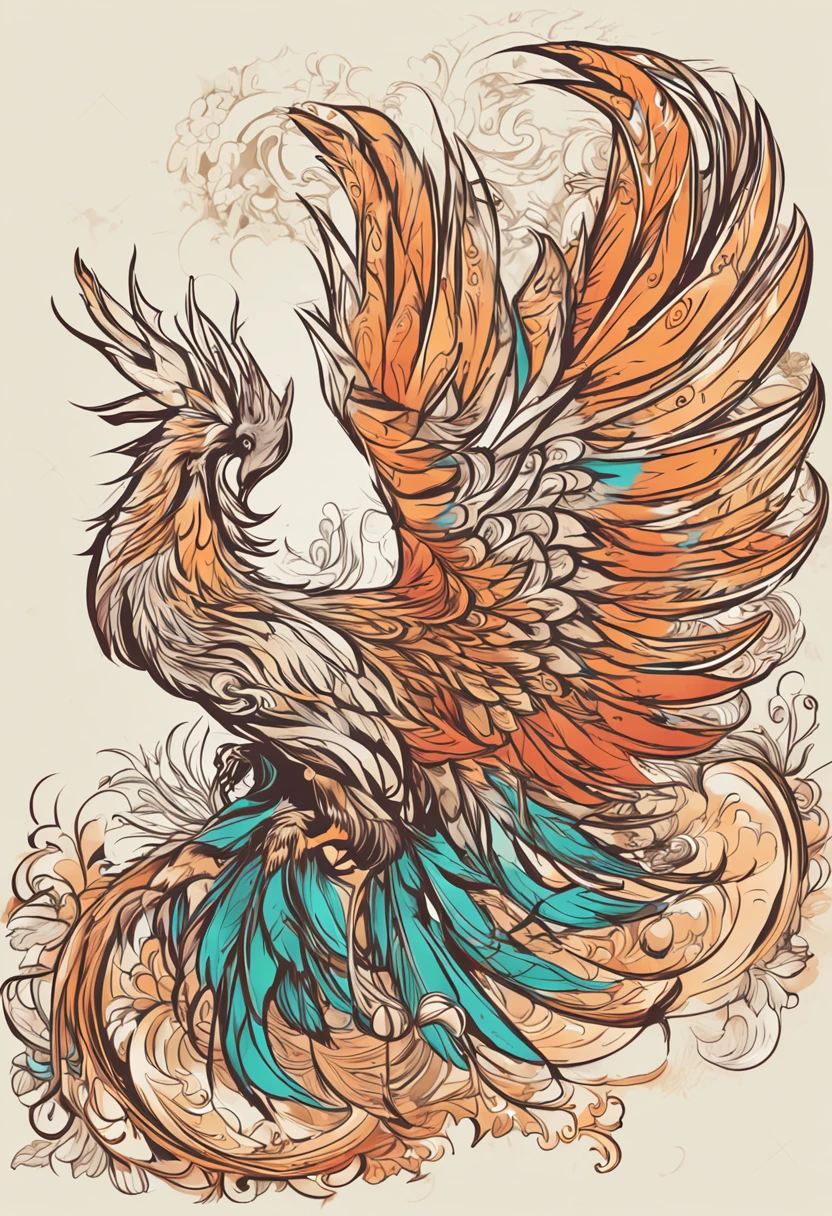 フォトリアリスティック，Chinese Phoenix，Oriental elements，k hd