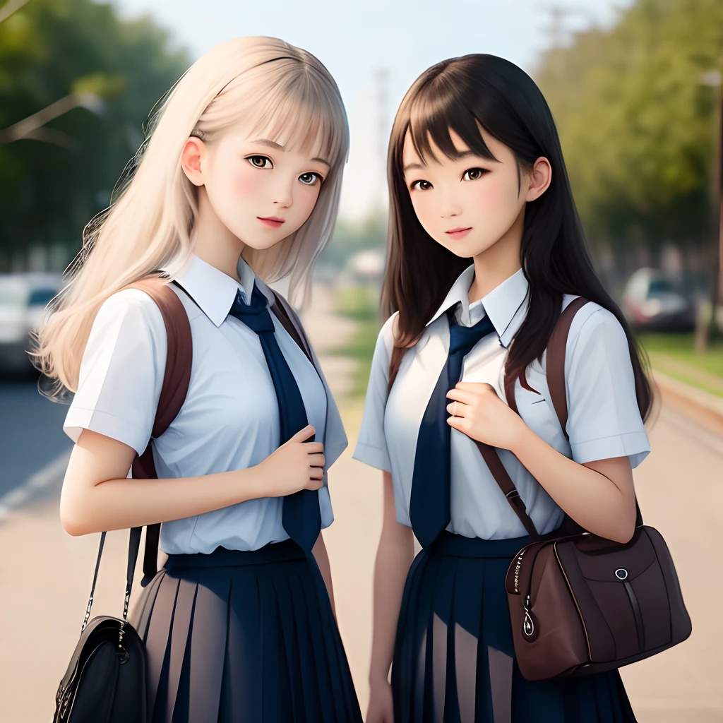 schoolgirls
