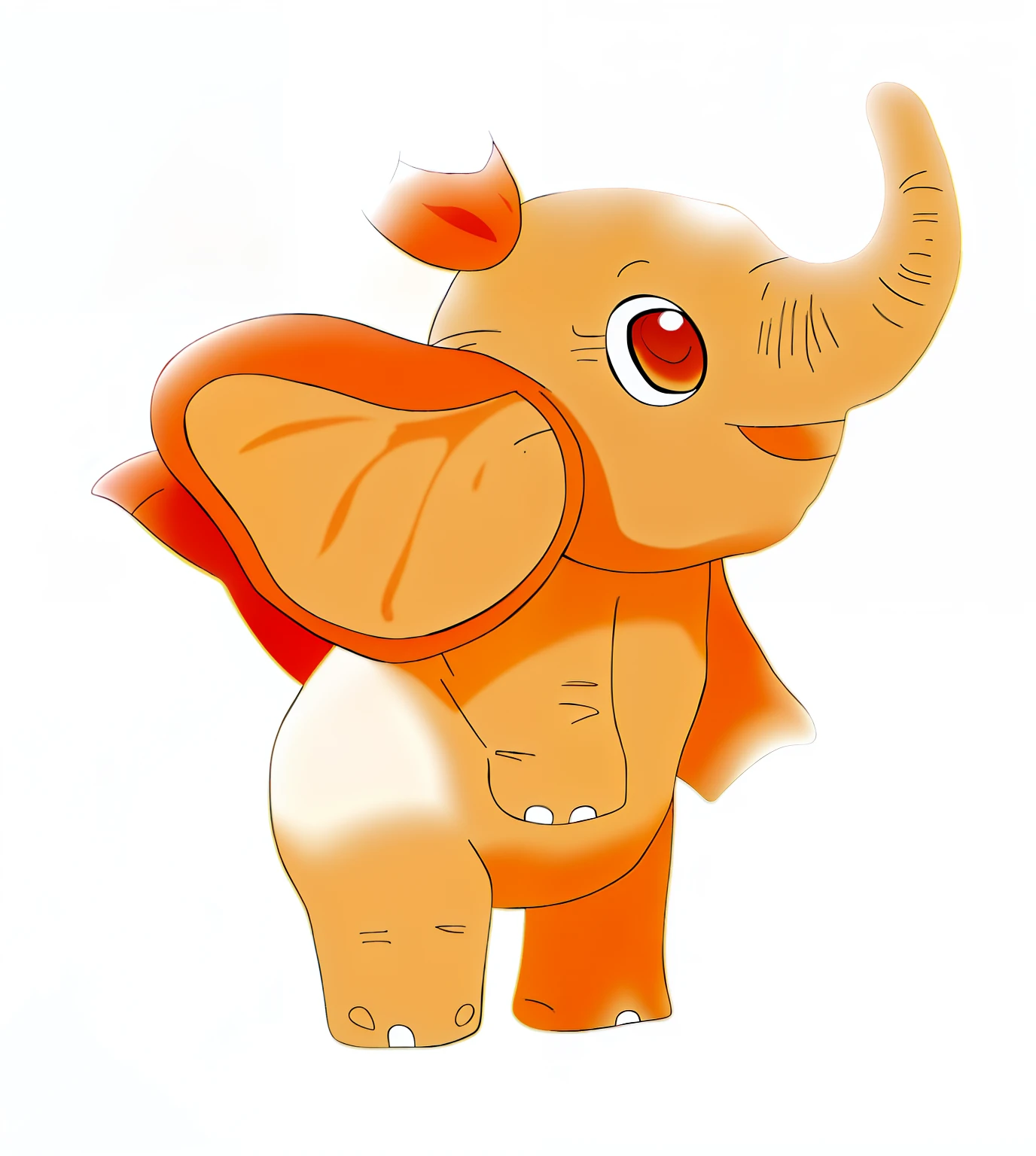 Cartoon orange elephant, Cute elephant cartoon illustration, cartoonish vector style, mascot illustrations, set of high quality hd sprites, Mobile game art, Cartoon Art Style, telegraph stickers, Two different characters, Cartoon Art Style, telegraph stickers design, elephants, inspired by Abidin Dino, Cartoon style illustration, Mobile game background, Cartoon illustration