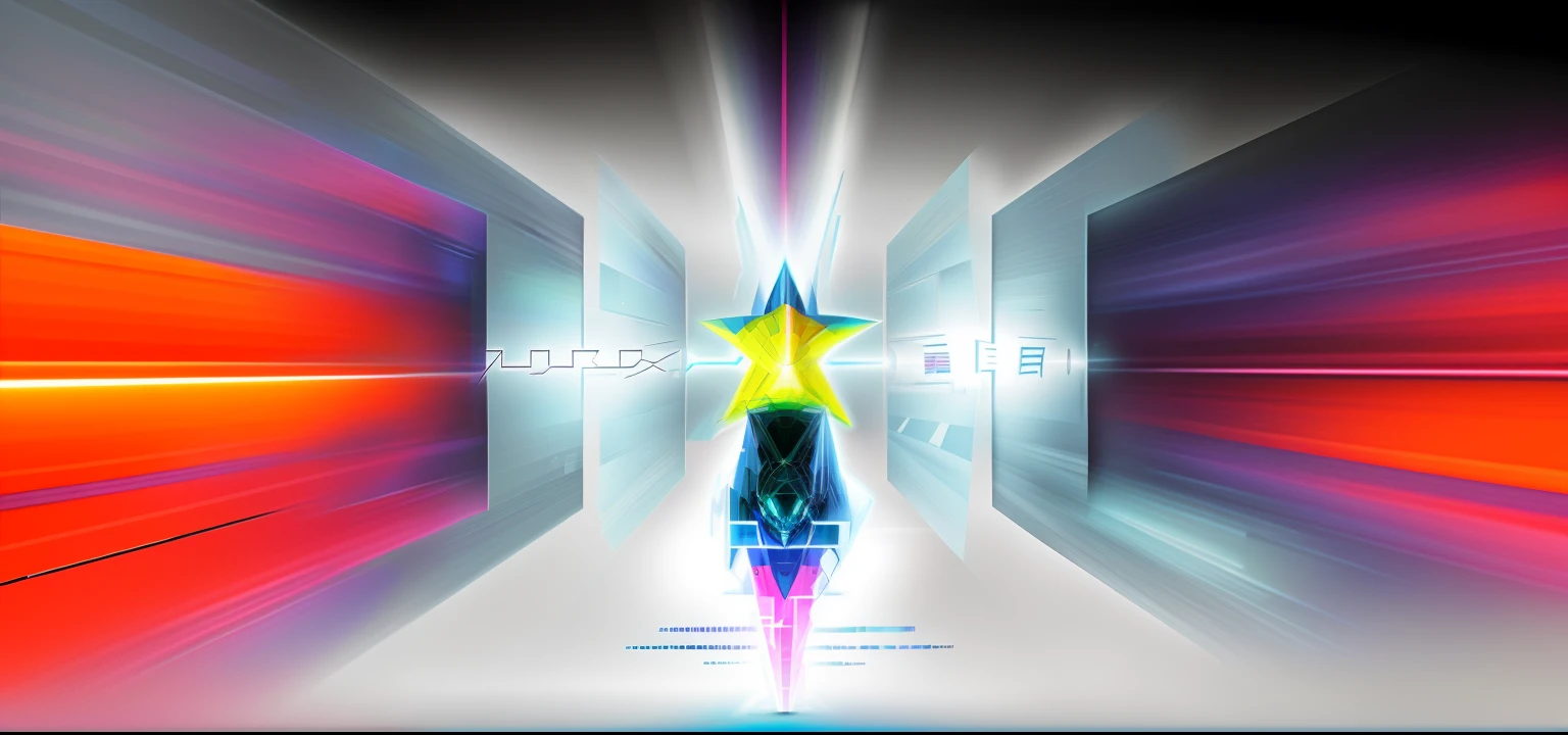 Meeting background, mirai, Technologie, Cubist Futurism, Surrealism, Op art, high detail, speed lines, multiple views