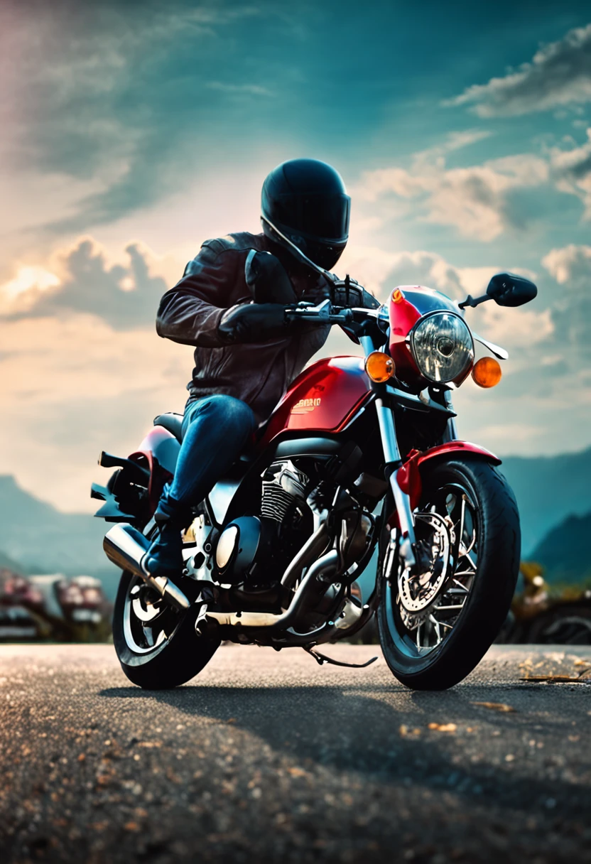 Spring breeze motorcycle in Malaysia