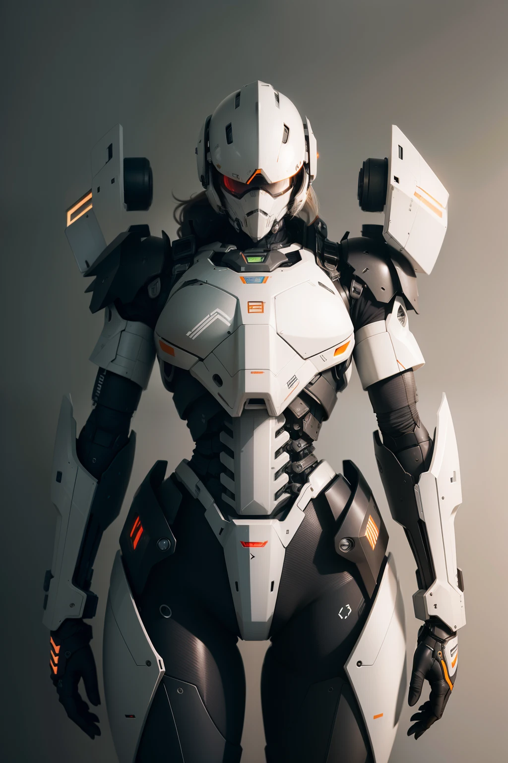 A sturdy exoskeleton structure mech image IP,Sideways to grab it,It can show both strength and combat effectiveness,It can also present a sense of the frontier of future technology