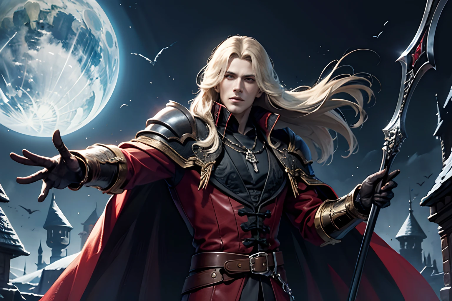 Castlevania Lord of the shadows Handsome super detailed hyper realistic lord